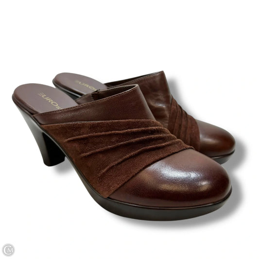 Shoes Heels Platform By Clothes Mentor In Brown, Size: 8.5