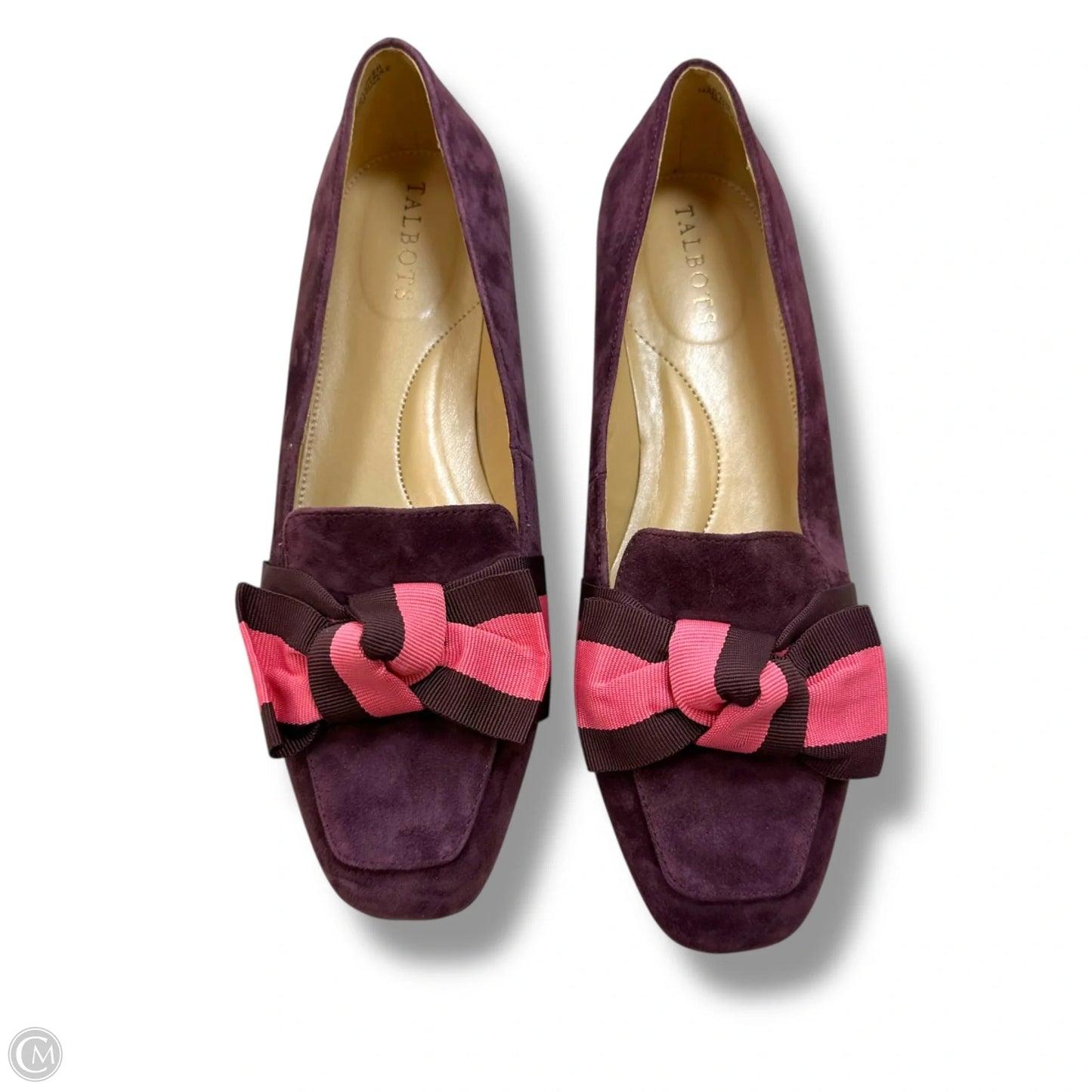 Shoes Flats By Talbots In Maroon, Size: 8.5