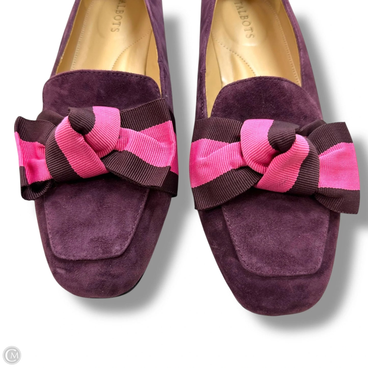Shoes Flats By Talbots In Maroon, Size: 8.5