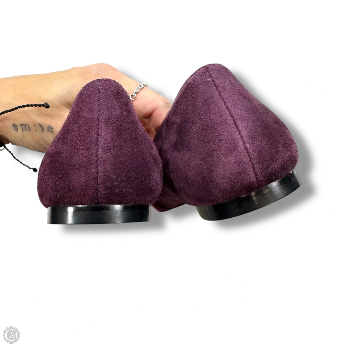 Shoes Flats By Talbots In Maroon, Size: 8.5