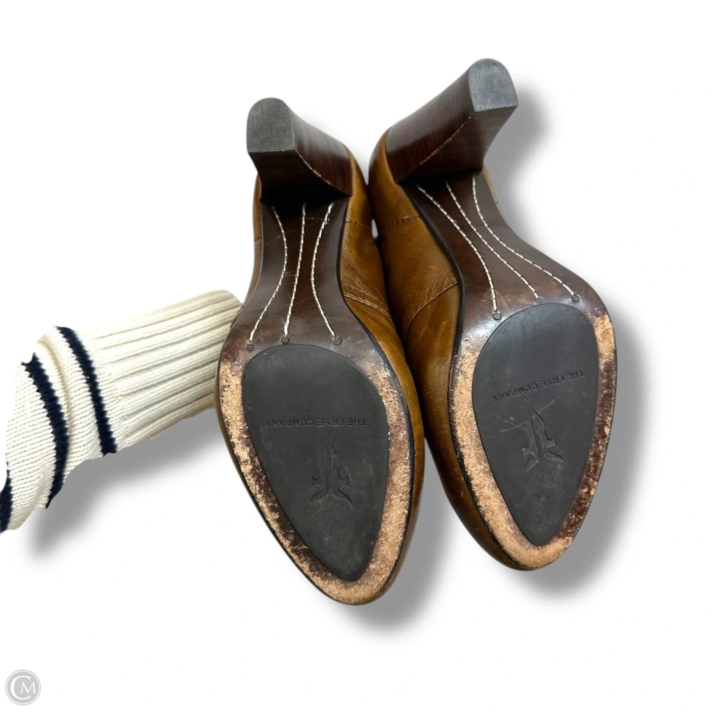 Shoes Designer By Frye In Brown, Size: 8.5