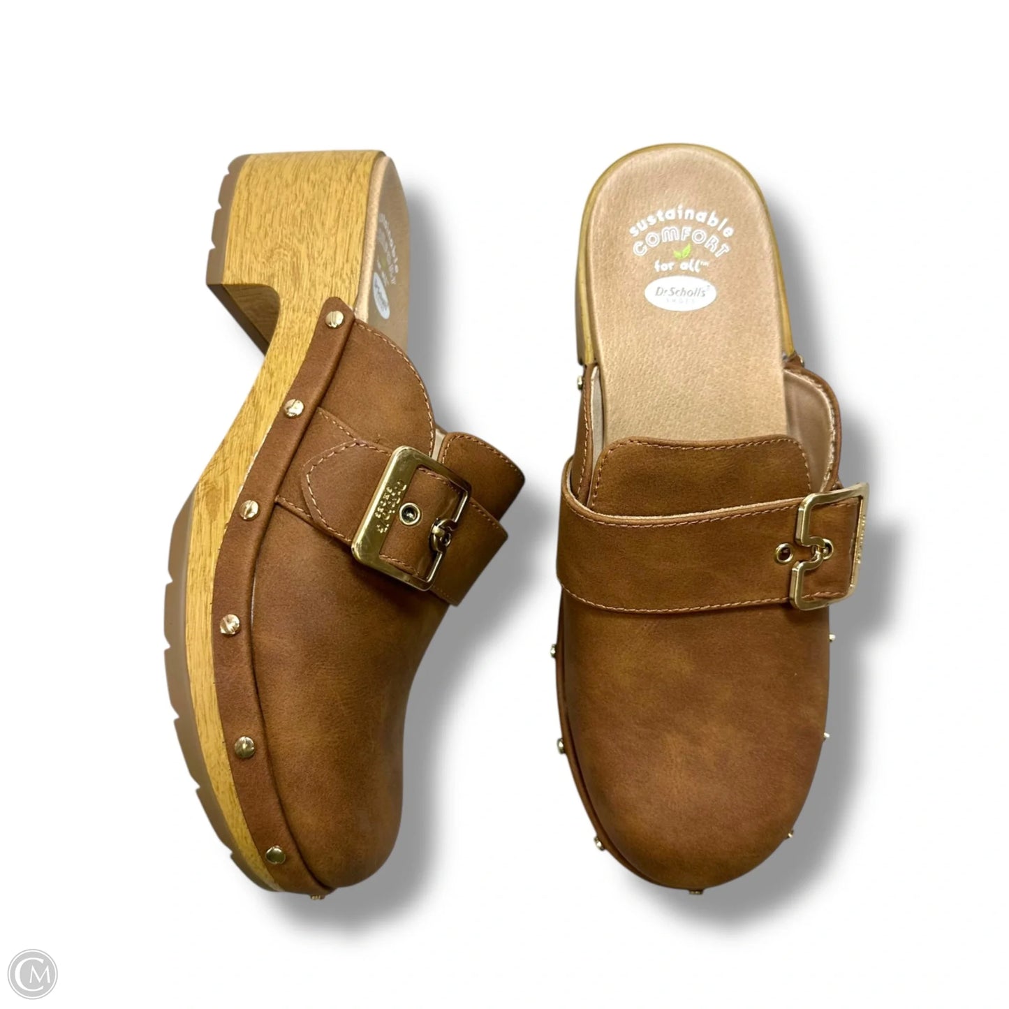 Shoes Heels Block By Dr Scholls In Tan, Size: 6.5