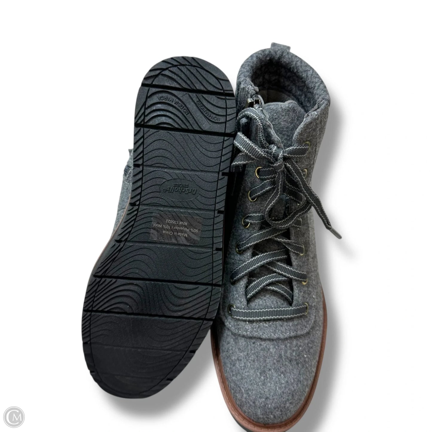 Boots Ankle Flats By Dr Scholls In Grey, Size: 6.5