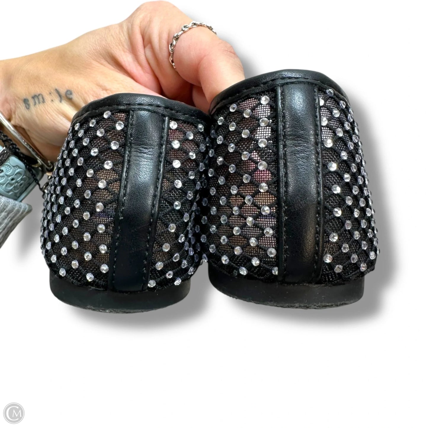 Shoes Flats By Dv In Black, Size: 8.5