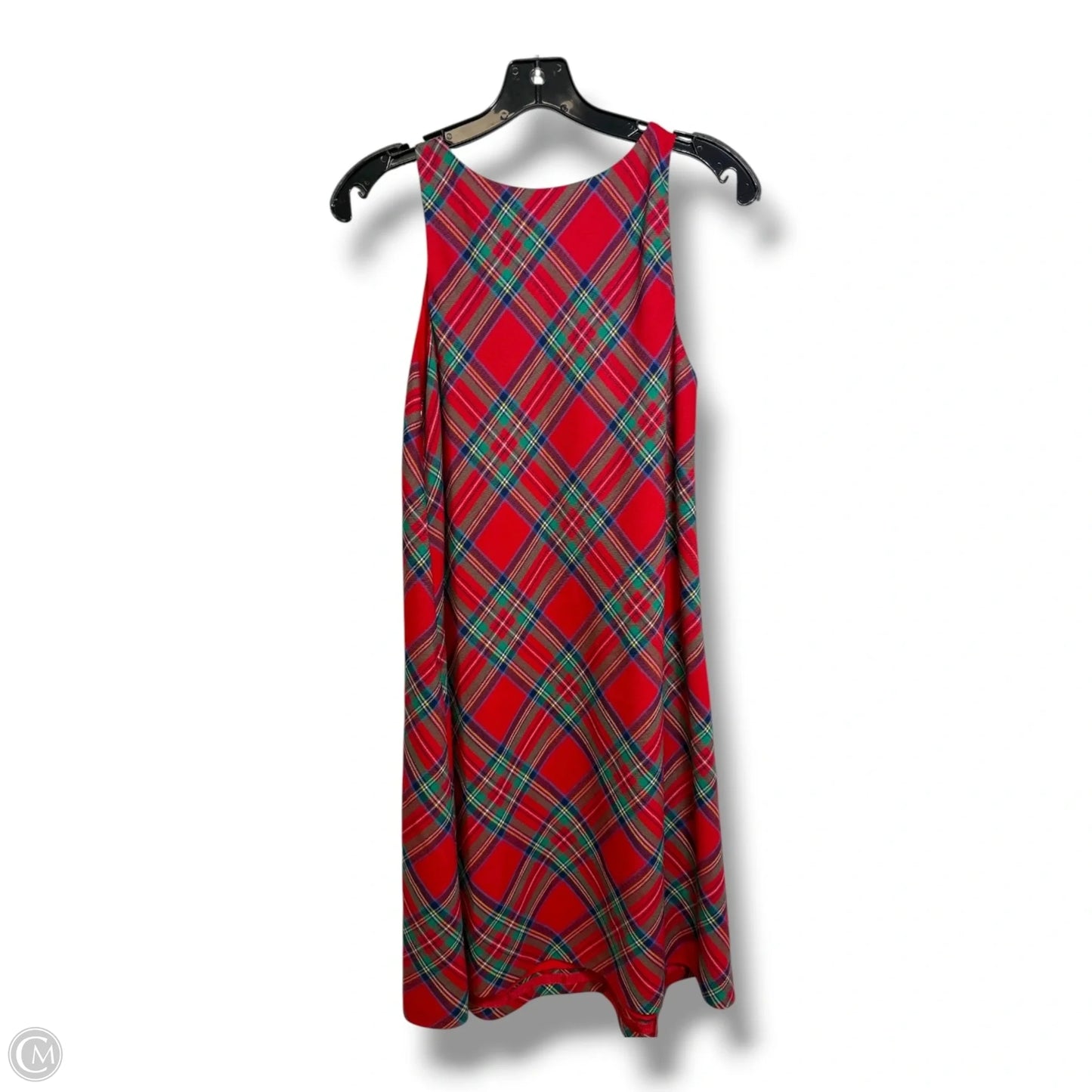 Dress Casual Midi By Vineyard Vines In Plaid Pattern, Size: 2