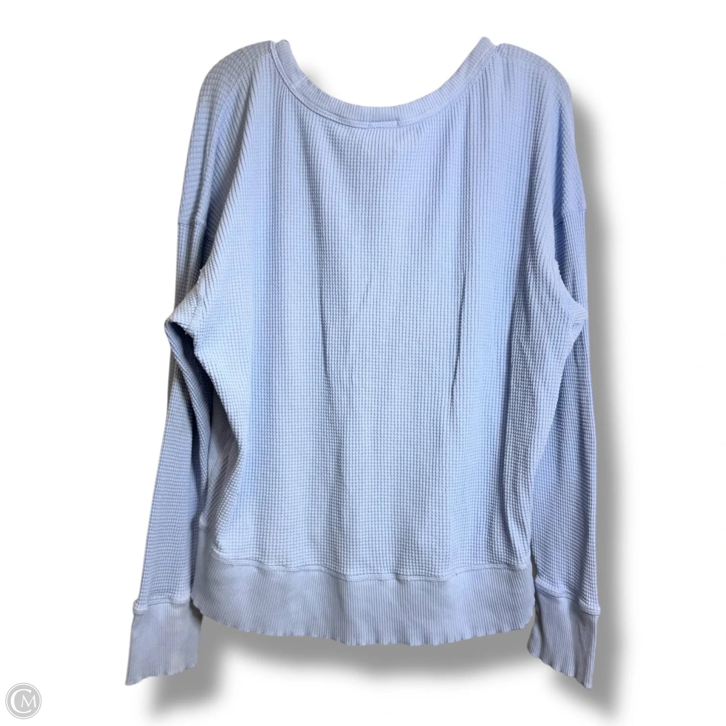 Top Long Sleeve By Offline By Aerie In Blue, Size: M
