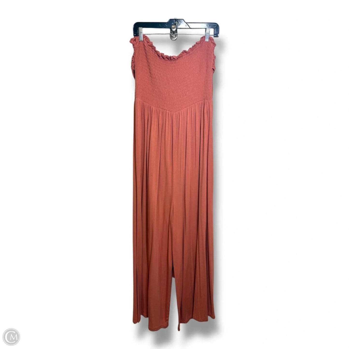 Jumpsuit romper Maxi By Anthropologie In Coral, Size: Xl