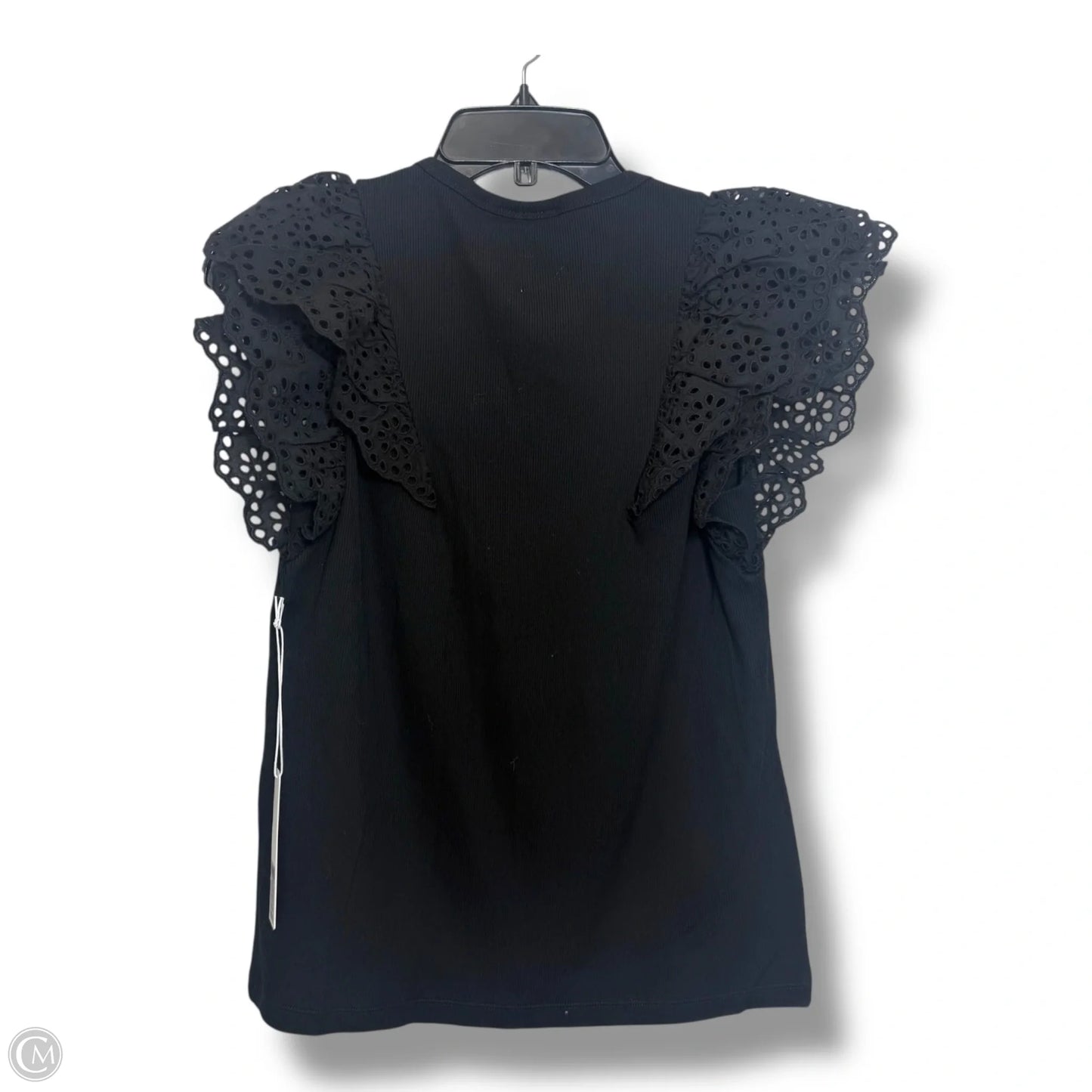 Top Short Sleeve By Chicos In Black, Size: Xs