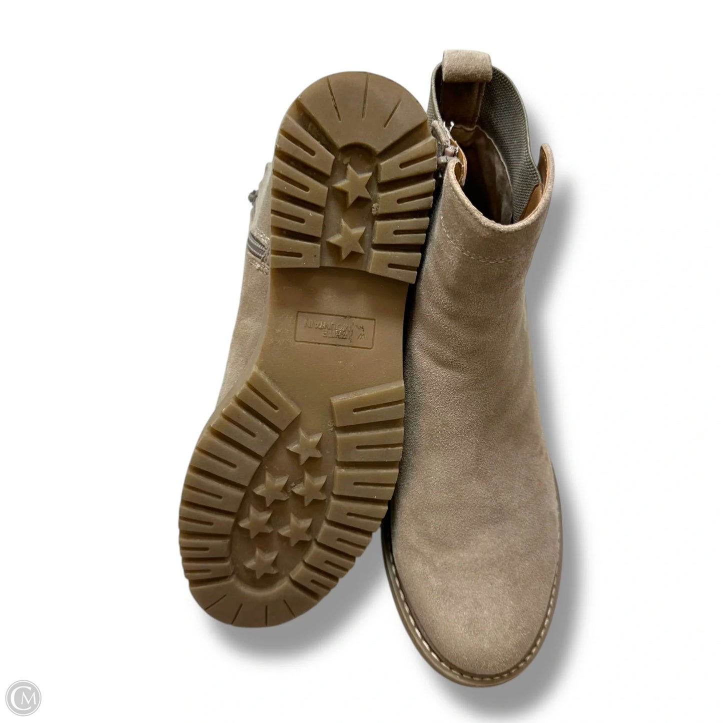 Boots Ankle Heels By White Mountain In Taupe, Size: 9