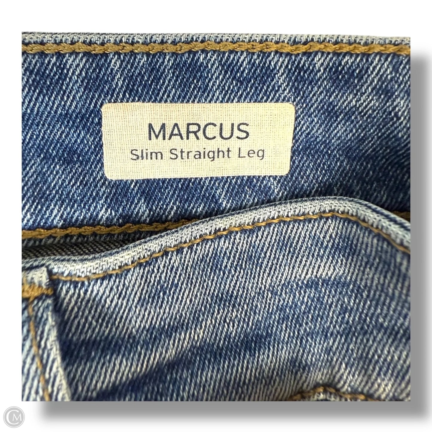 Jeans Straight By Mavi In Blue Denim, Size: 6