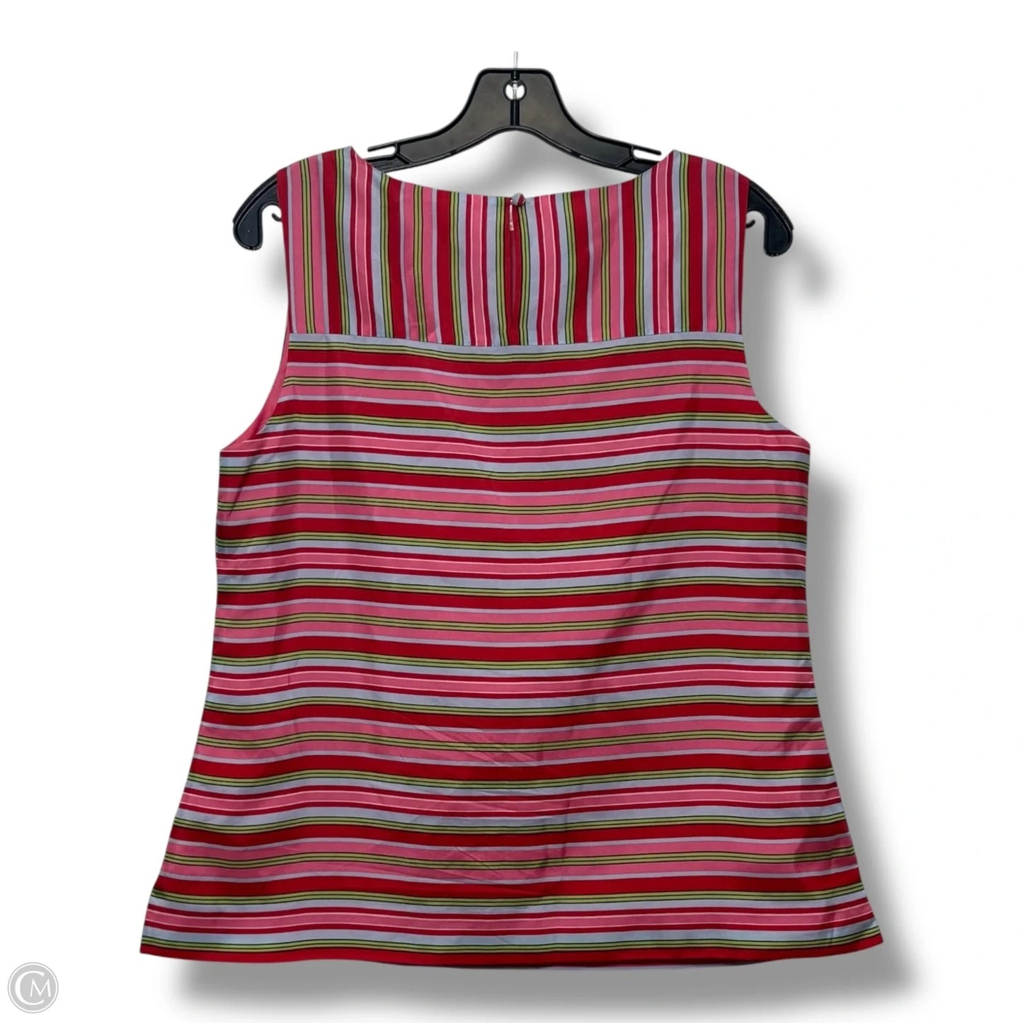 Top Sleeveless Basic By Talbots In Striped Pattern, Size: 10p