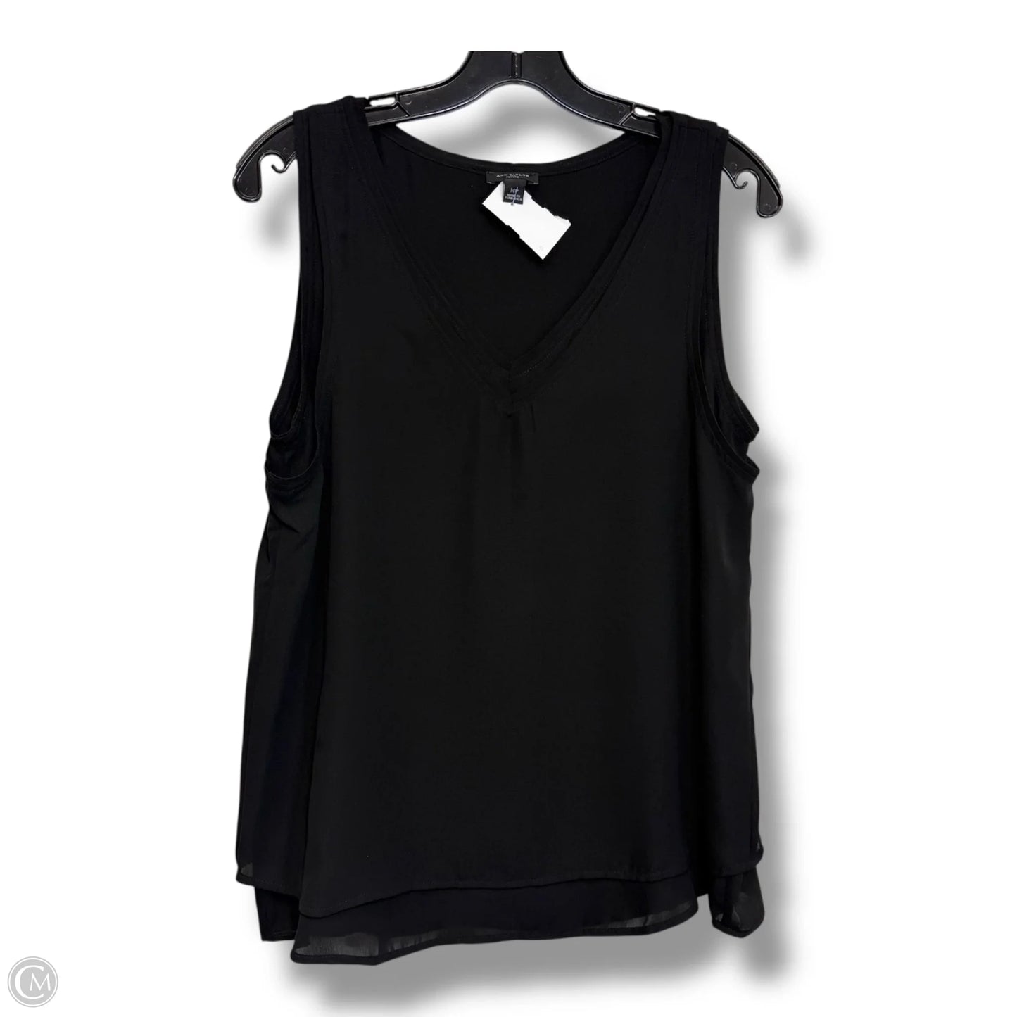 Top Sleeveless Basic By Ann Taylor In Black, Size: M