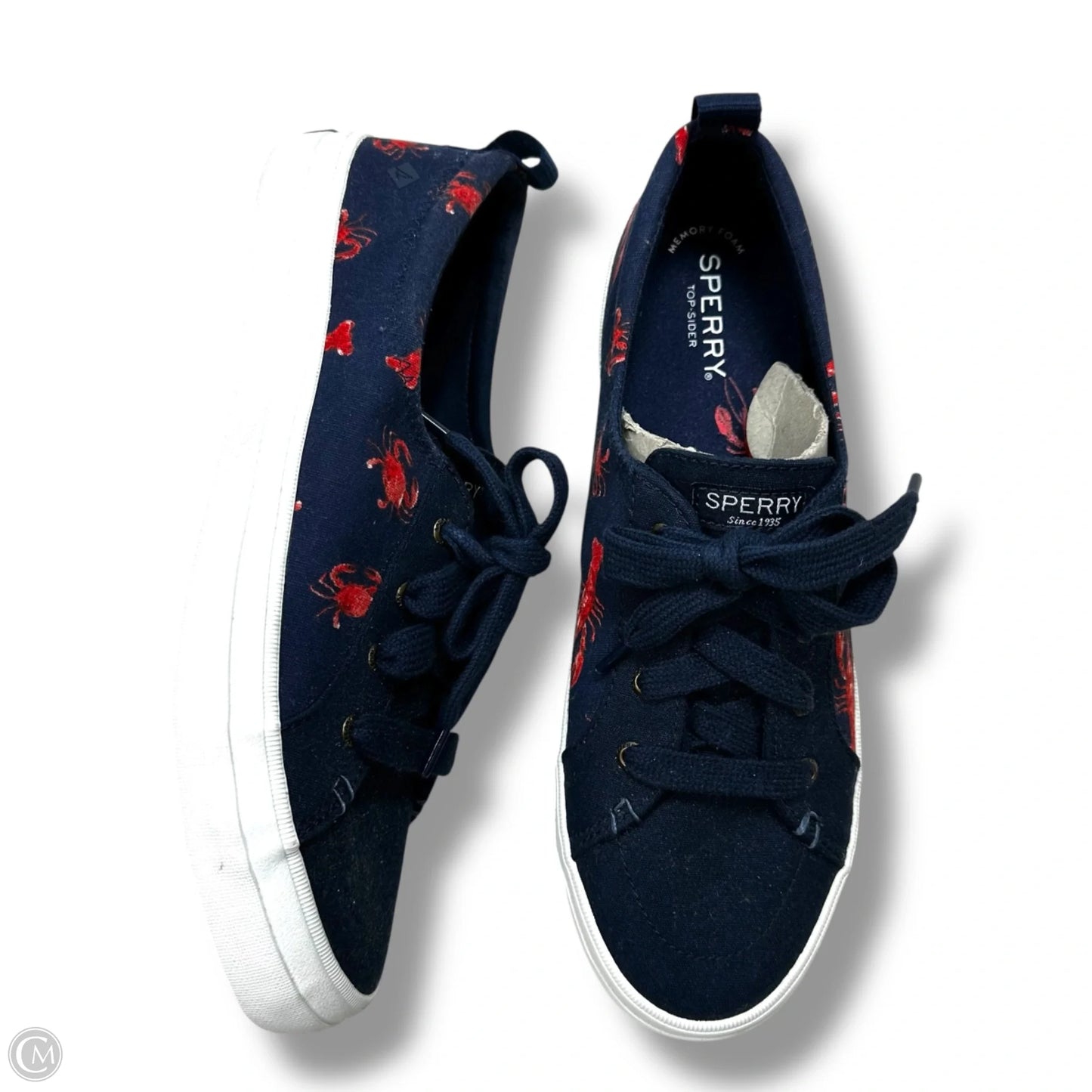 Shoes Sneakers By Sperry In Navy, Size: 10