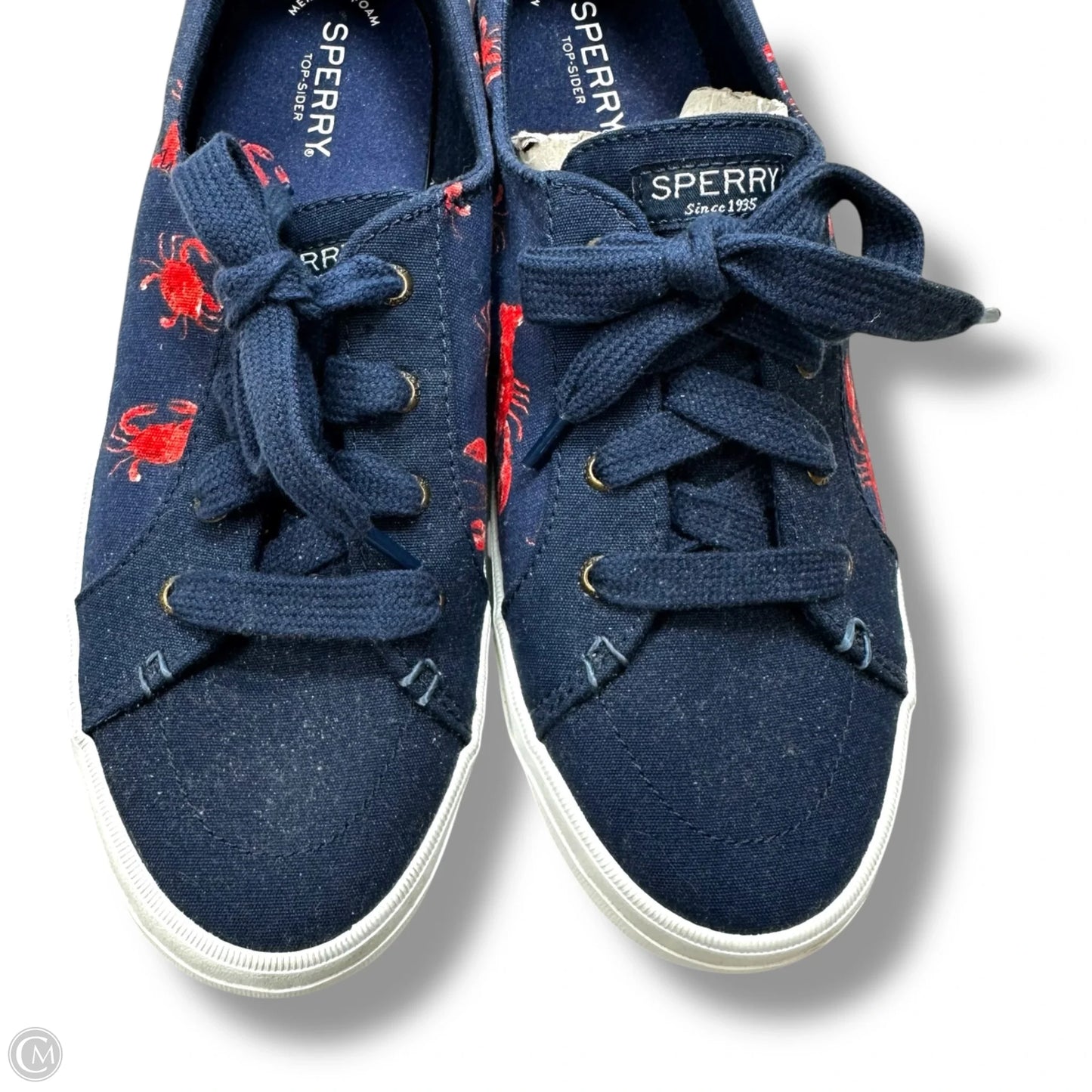Shoes Sneakers By Sperry In Navy, Size: 10