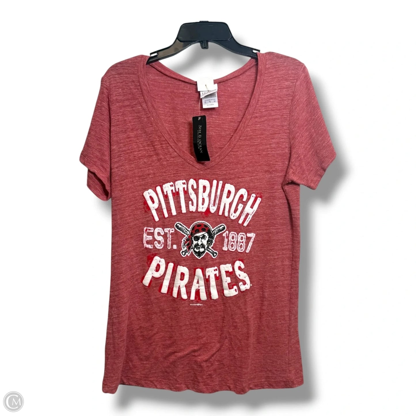 Pittsburgh Pirates Top Short Sleeve Basic By Clothes Mentor In Red, Size: Xl