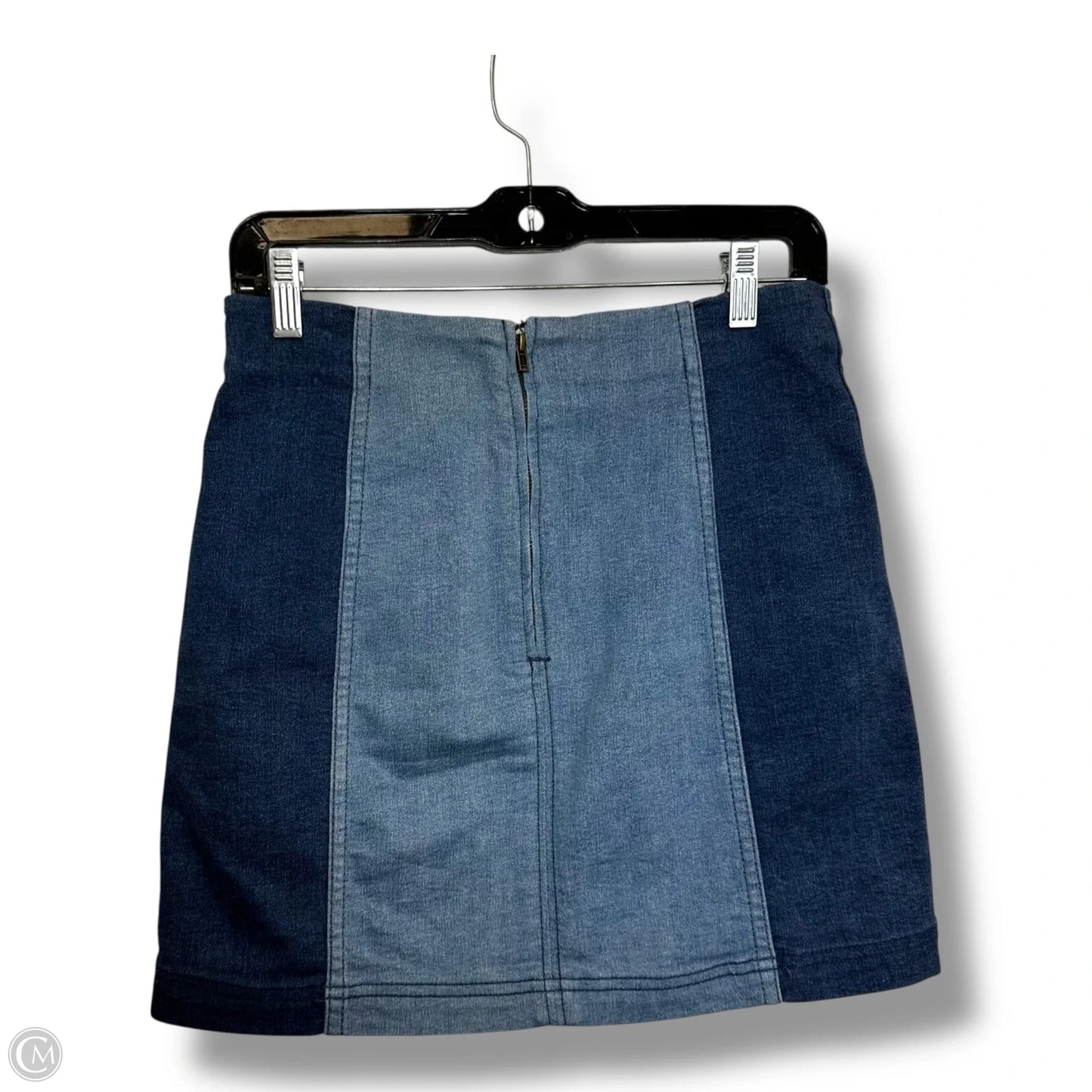 Skirt Mini & Short By Free People In Blue Denim, Size: 6