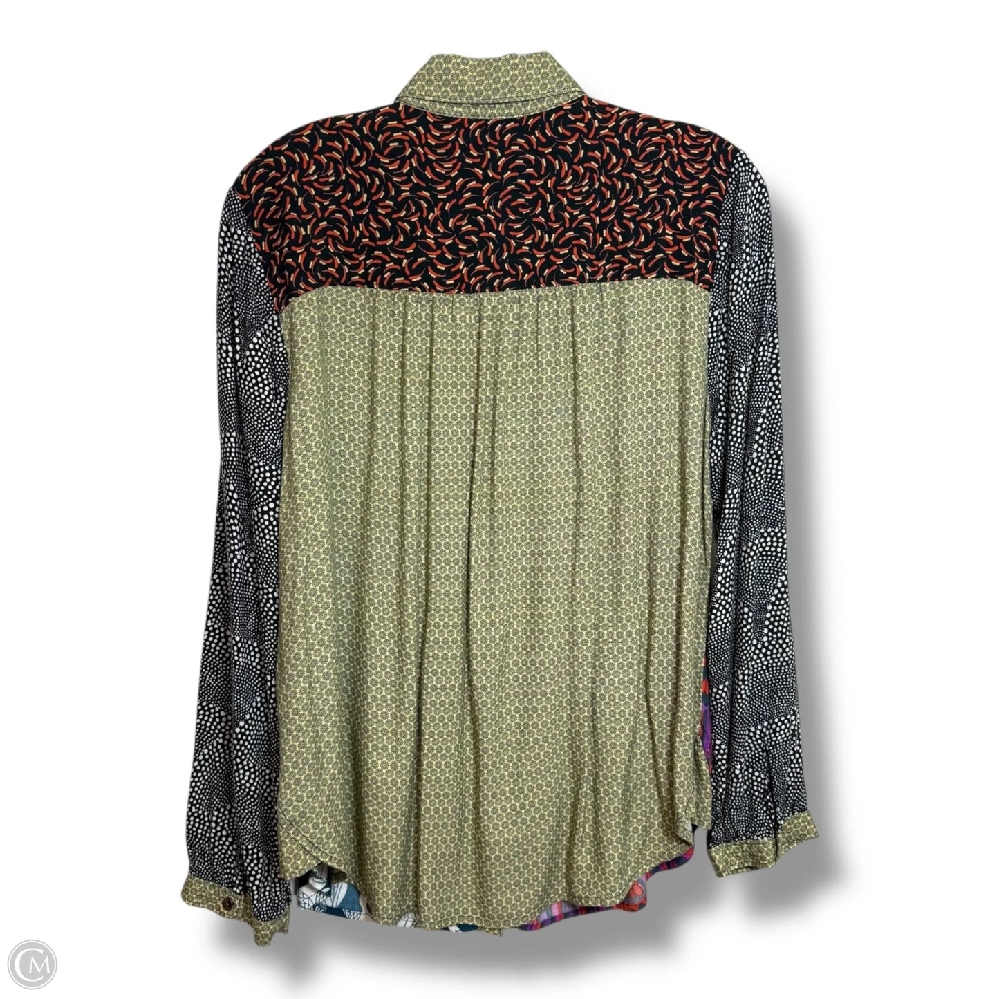 Top Long Sleeve Basic By Maeve In Multi-colored, Size: L