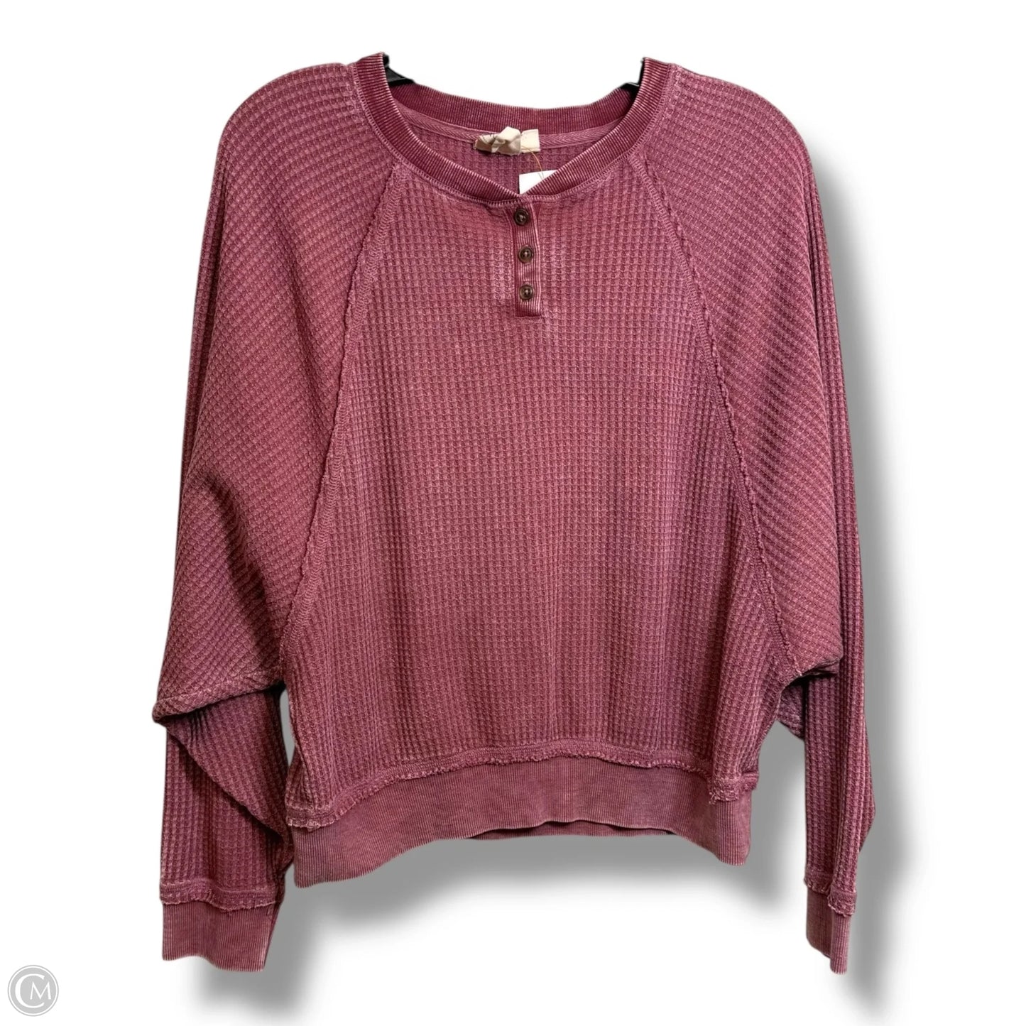 Top Long Sleeve Basic By White Crow In Red, Size: S