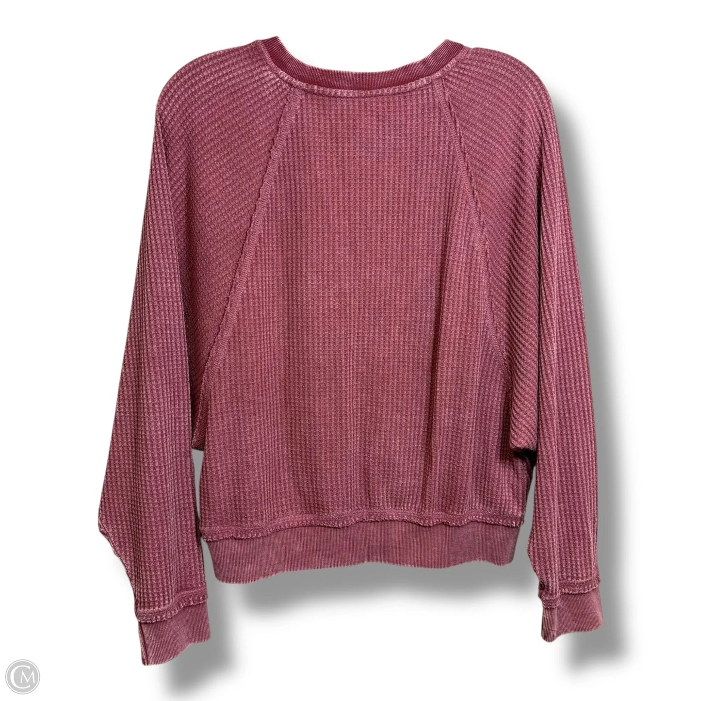 Top Long Sleeve Basic By White Crow In Red, Size: S