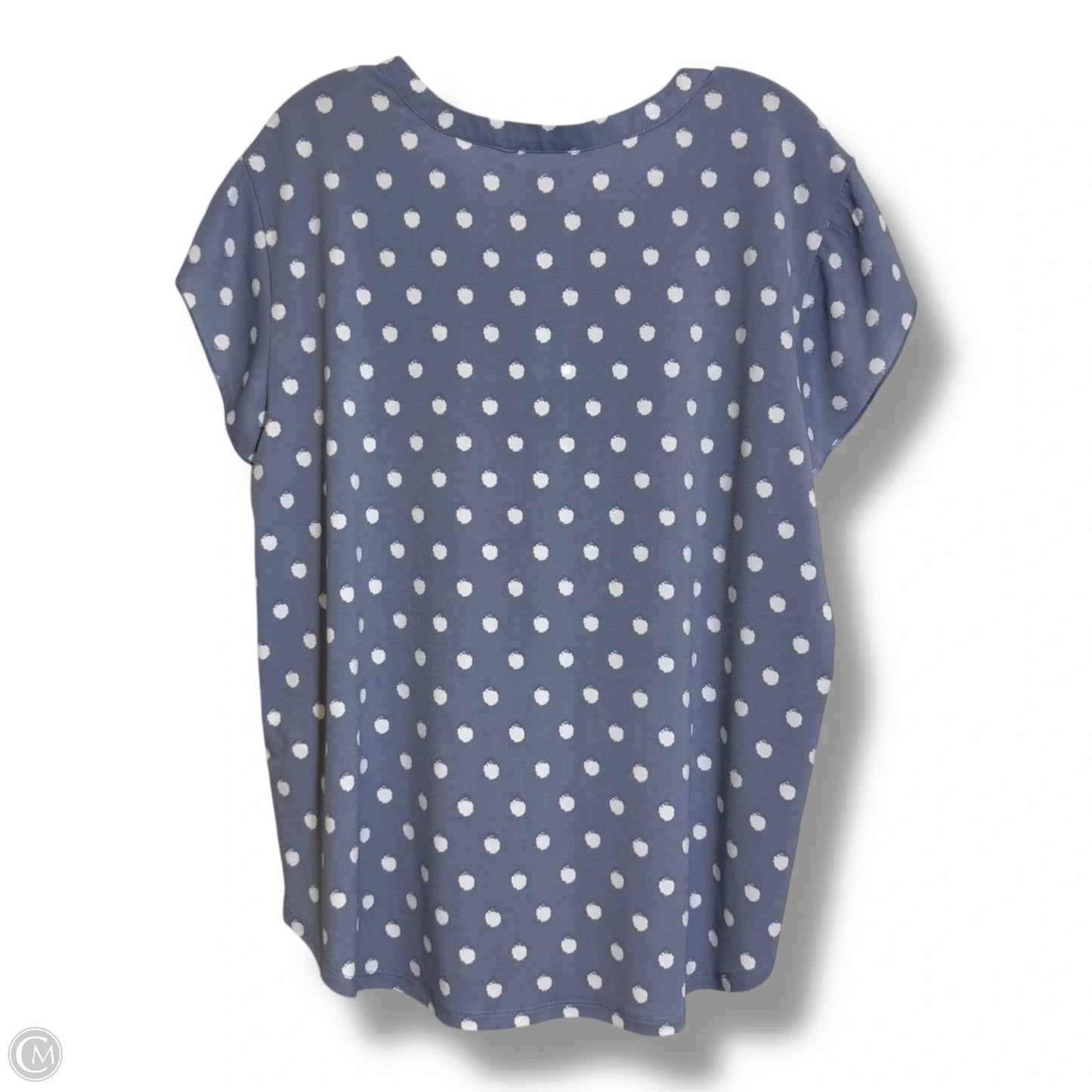 Top Short Sleeve Basic By 41 Hawthorn In Blue, Size: Xl