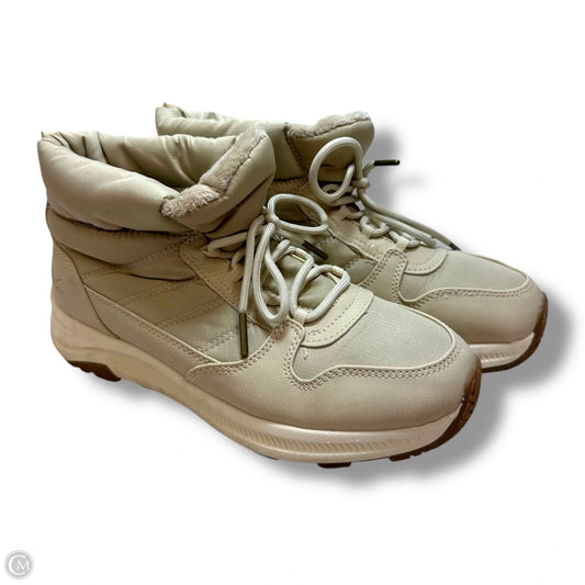 Boots Ankle Flats By Eddie Bauer In Tan, Size: 9