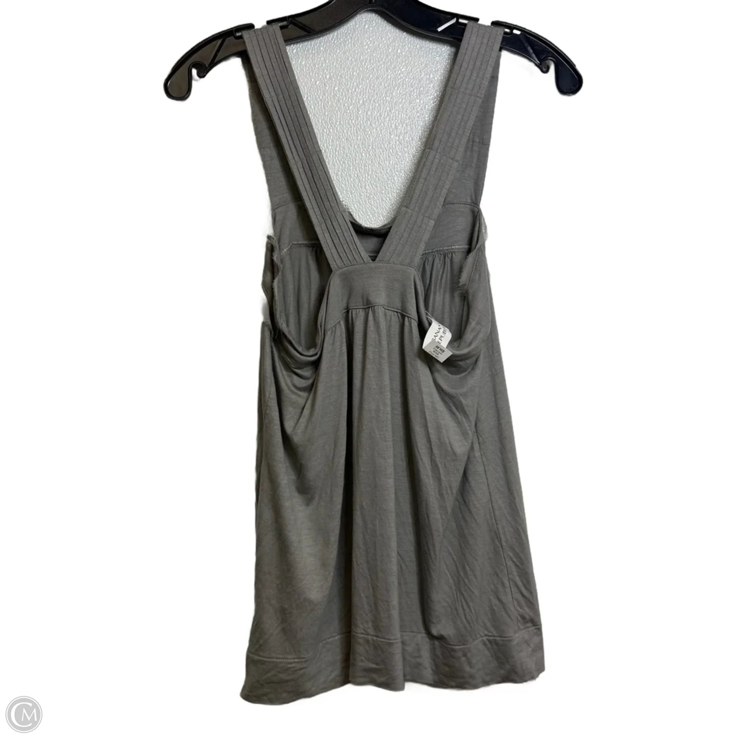 Top Sleeveless By Banana Republic In Grey, Size: M