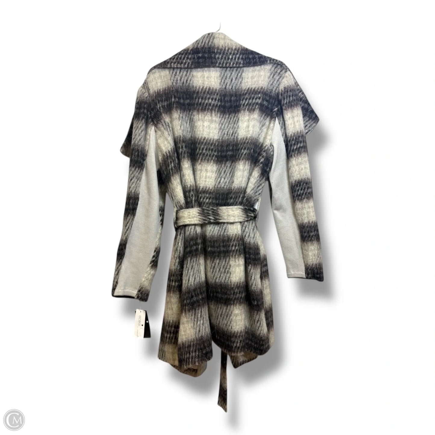 Coat Peacoat By Bcbgeneration In Plaid Pattern, Size: Xxl