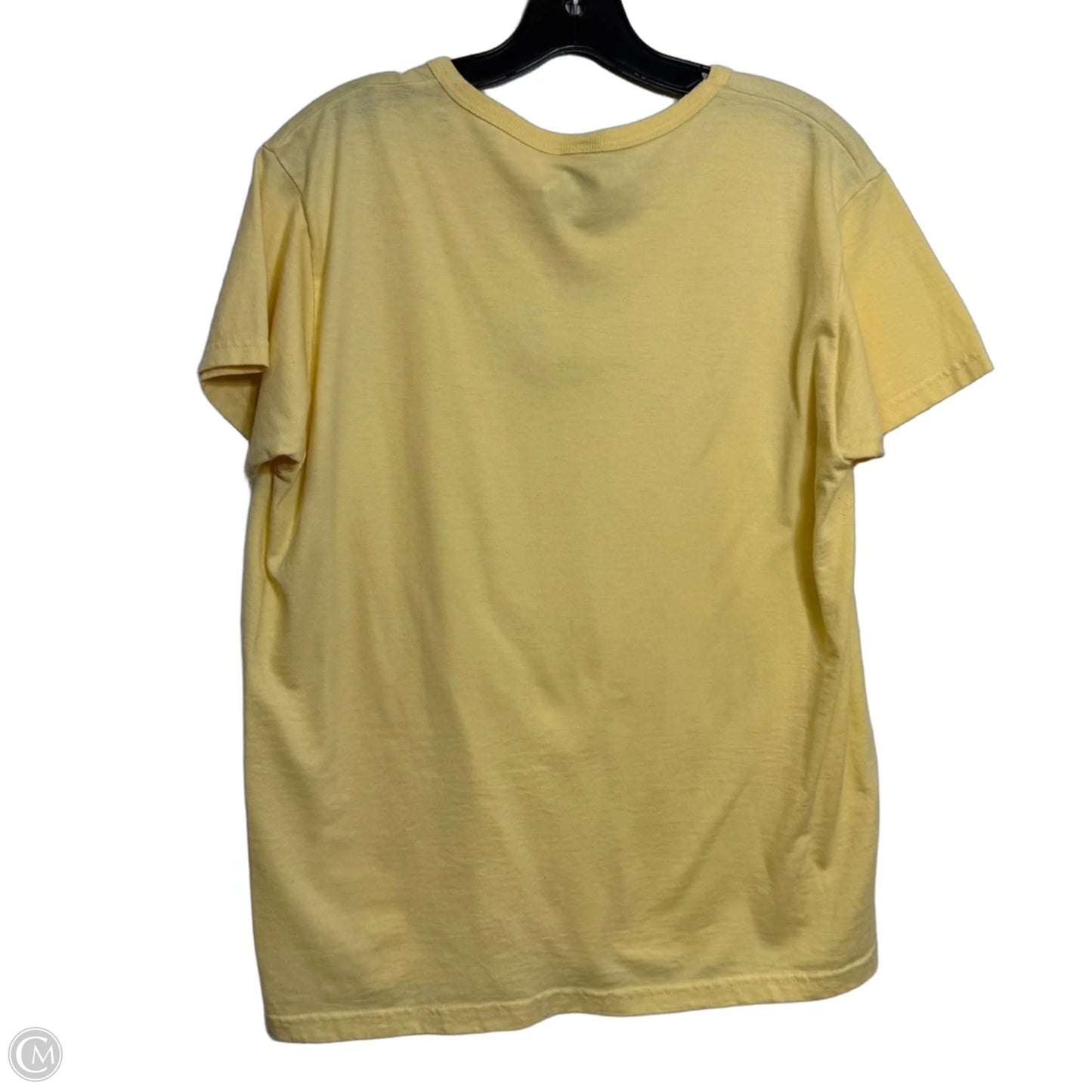 Top Short Sleeve Basic By Jerzees In Yellow, Size: L