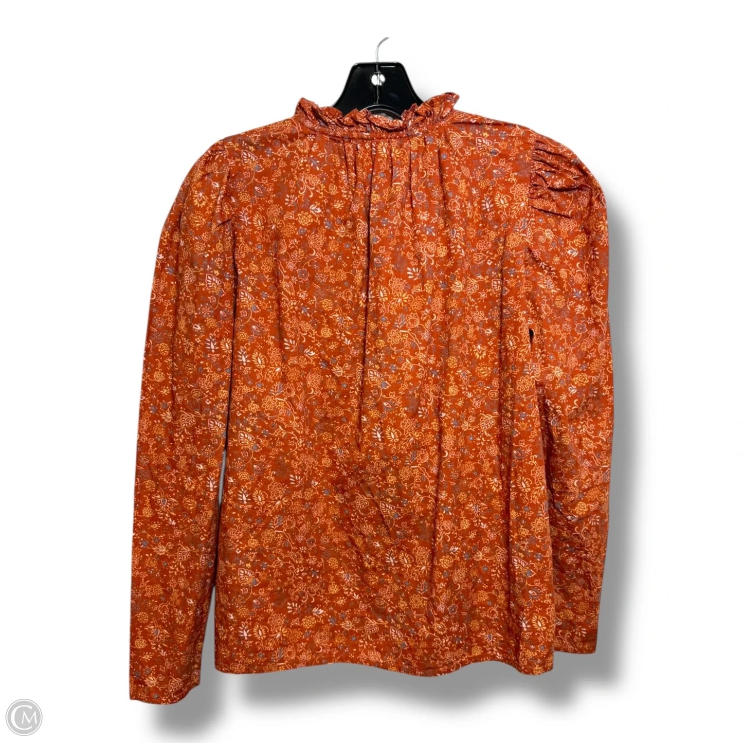 Top Long Sleeve By House Of Harlow In Orange, Size: S