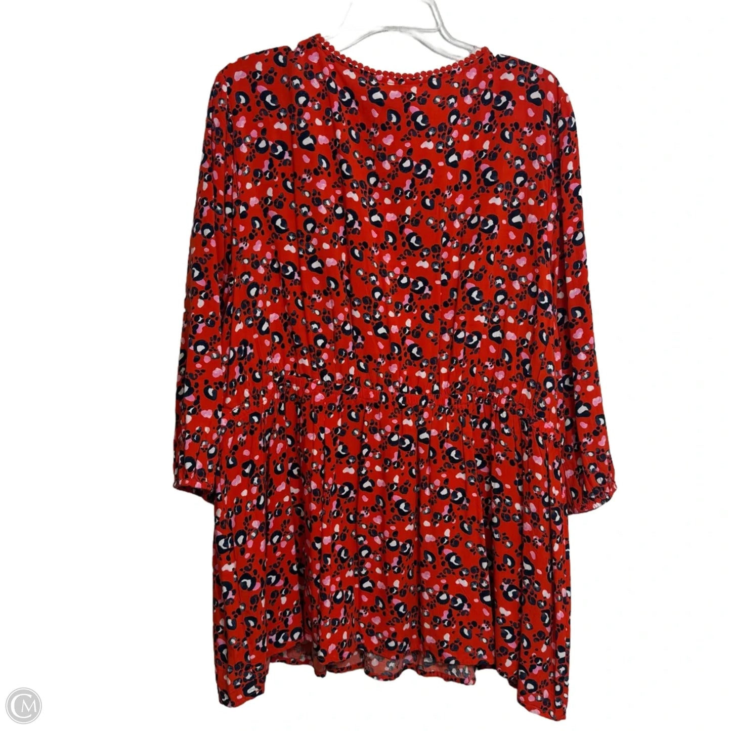 Top Long Sleeve By Crown And Ivy In Orange, Size: 3x