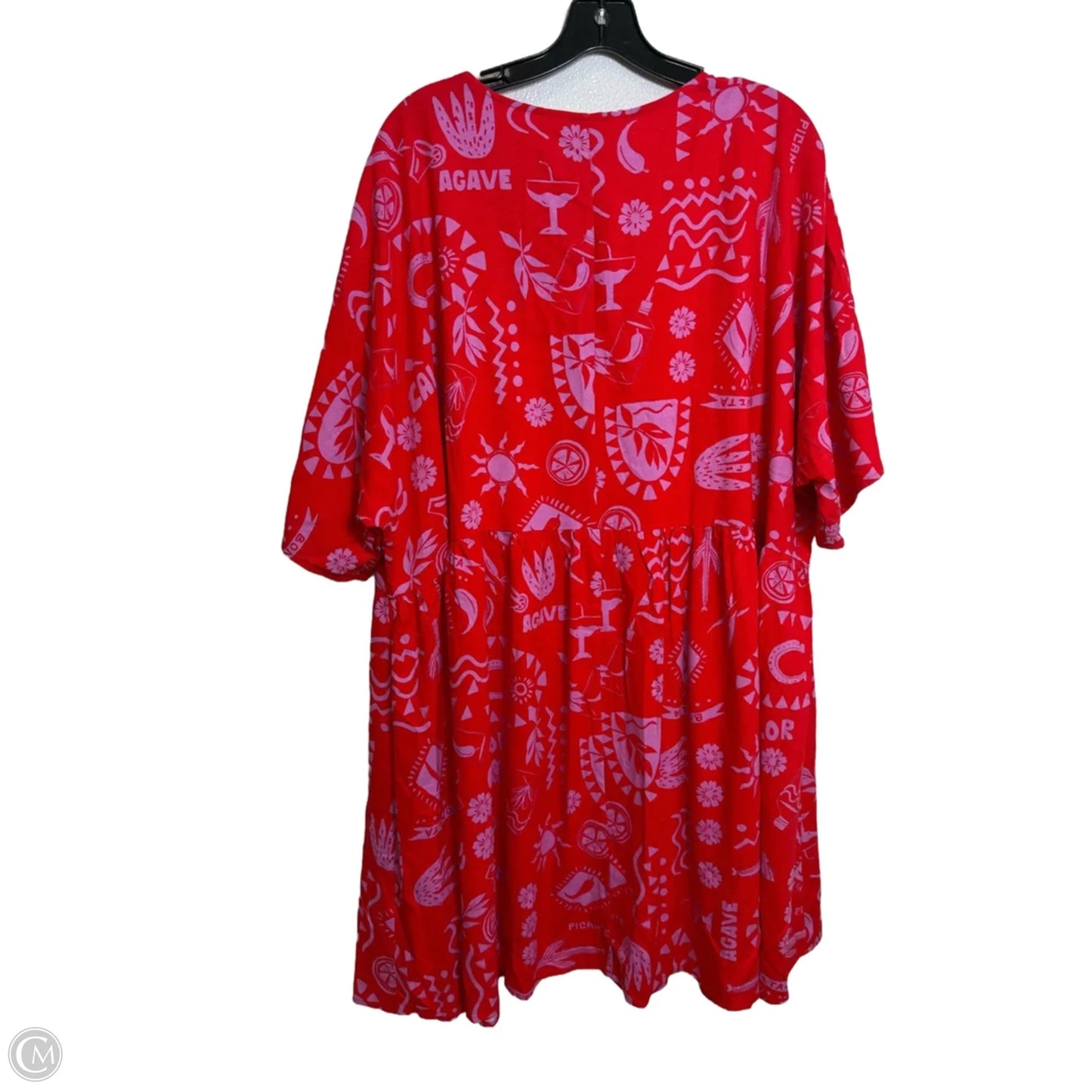 Dress Casual Short By Clothes Mentor In Red, Size: 18