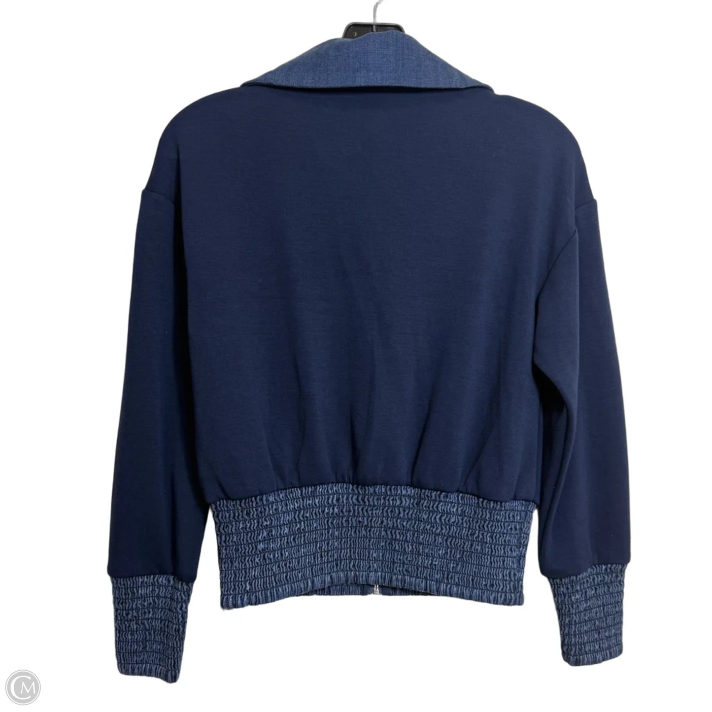 Top Long Sleeve By White House Black Market In Navy, Size: Xxs