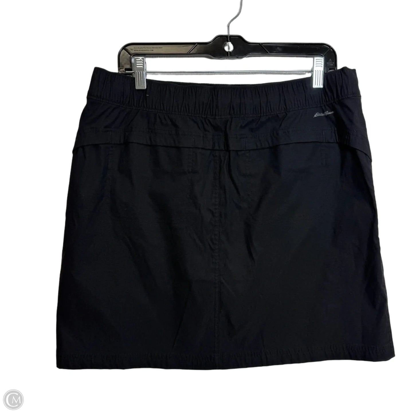 Skort By Eddie Bauer In Black, Size: 14