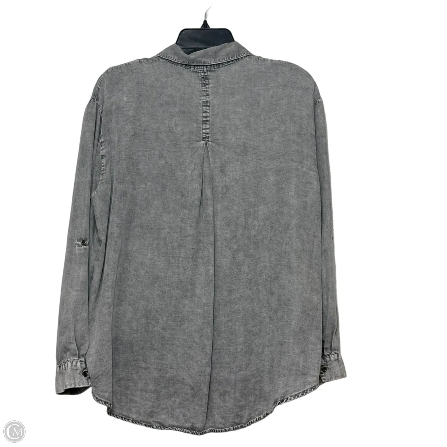 Top Long Sleeve Basic By Jane And Delancey In Grey, Size: M