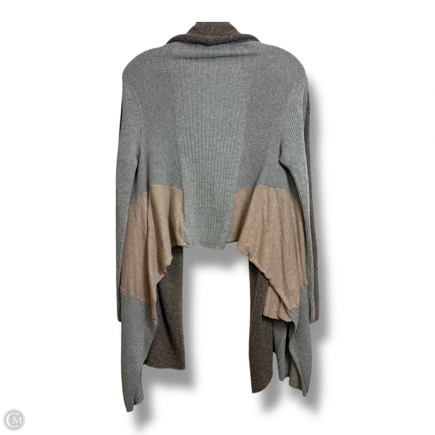 Cardigan By Sparrow In Grey & Tan, Size: S