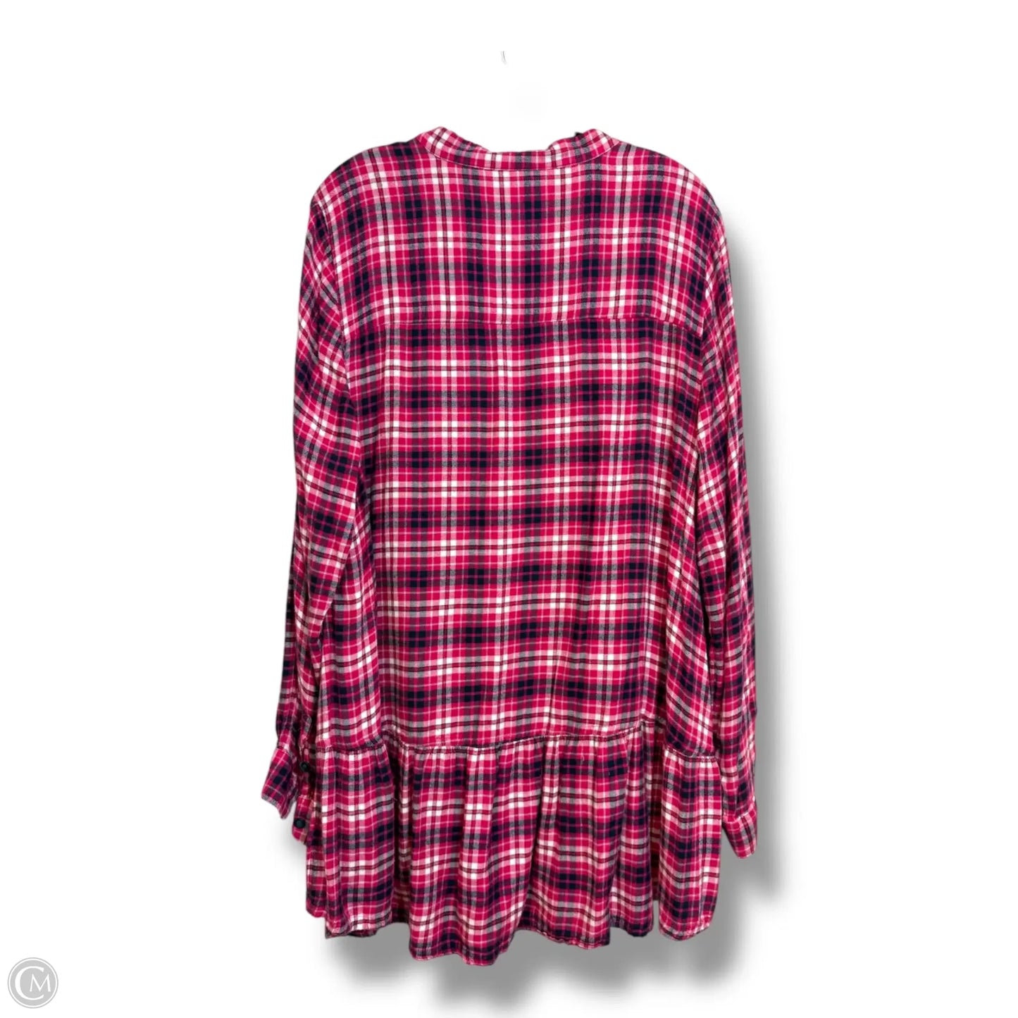 Top Long Sleeve By Lane Bryant In Pink, Size: 16