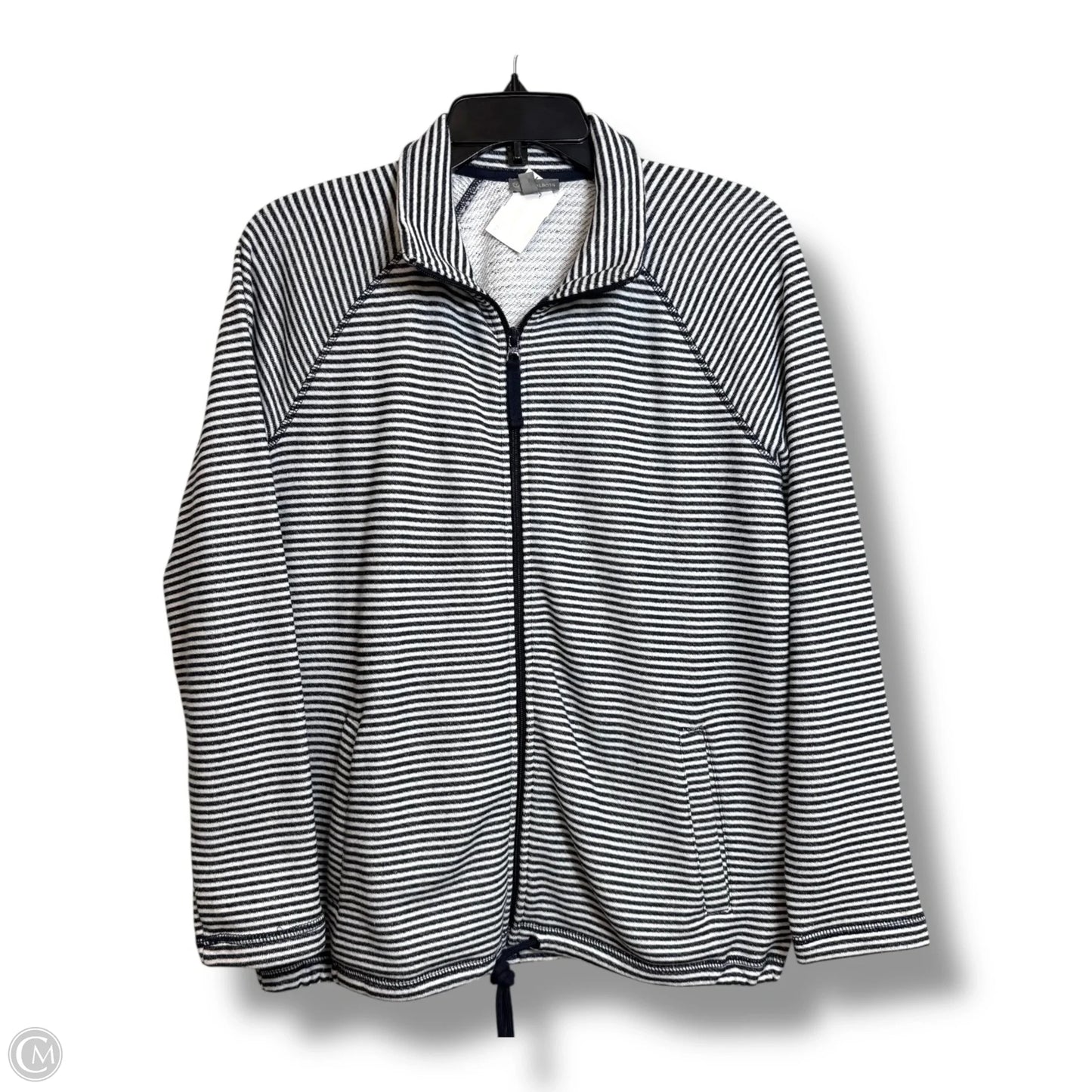 Jacket Other By Talbots In Striped Pattern, Size: S