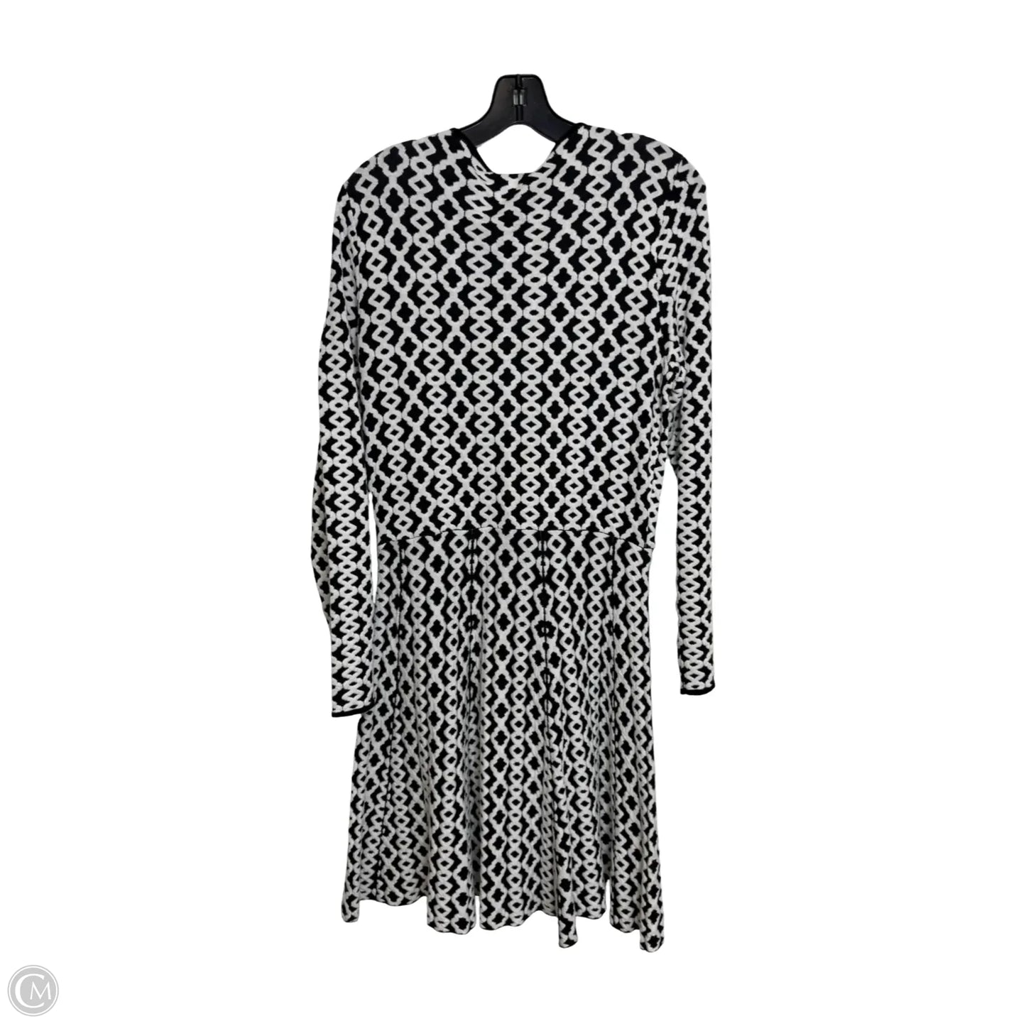 Dress Casual Midi By Inc In Black & White, Size: Xl