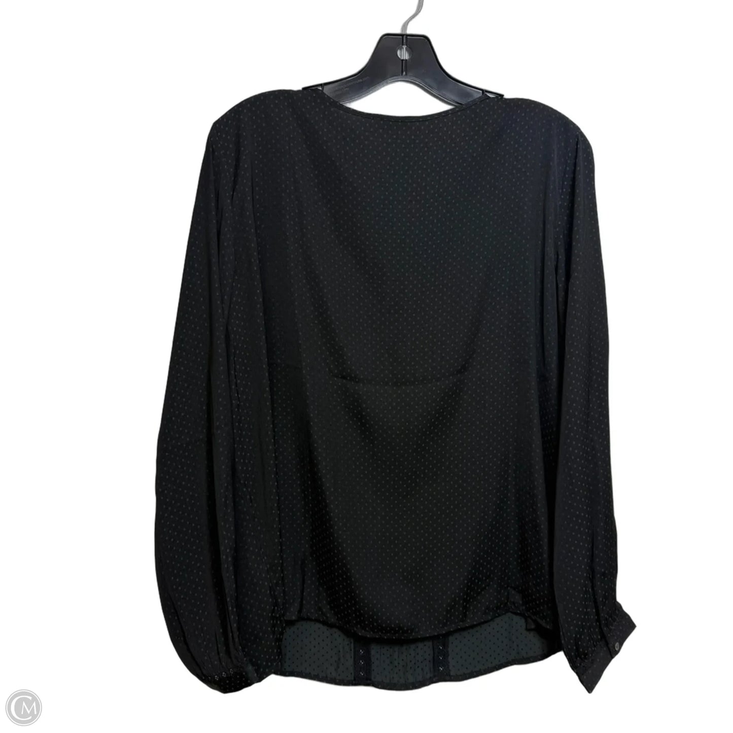 Top Long Sleeve By Ann Taylor In Black, Size: Xlp