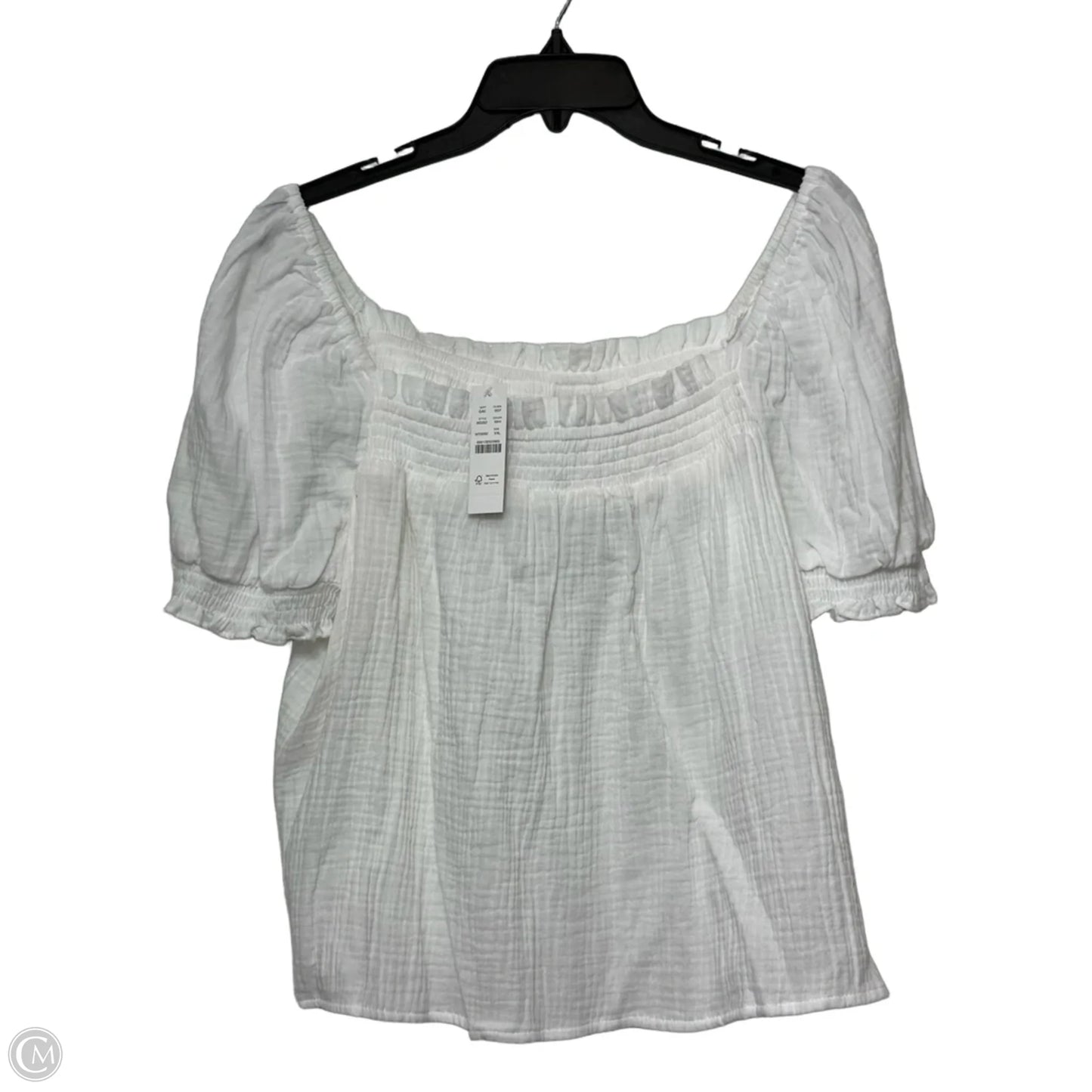 Top Short Sleeve Basic By J. Crew In White, Size: Xxl