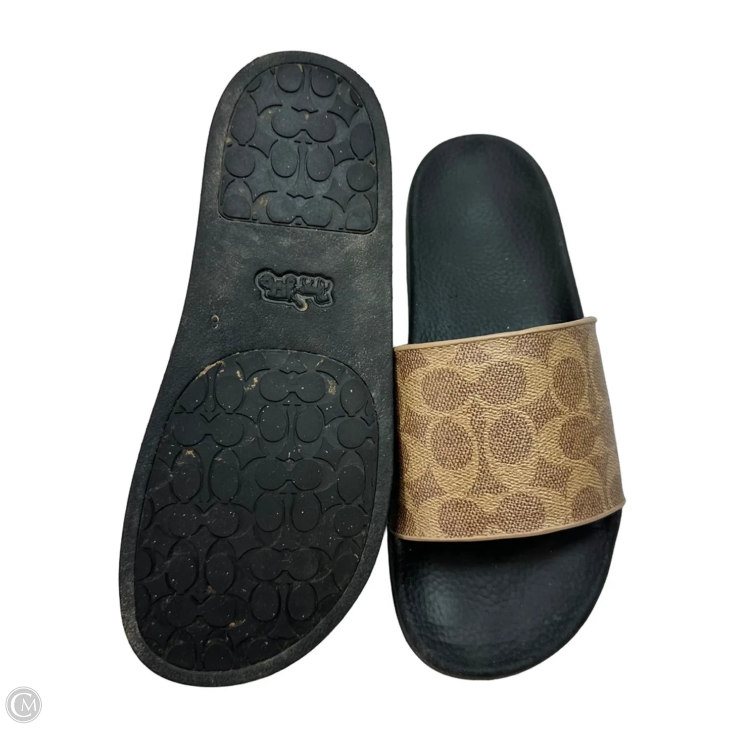 Shoes Designer By Coach In Black & Brown, Size: 8