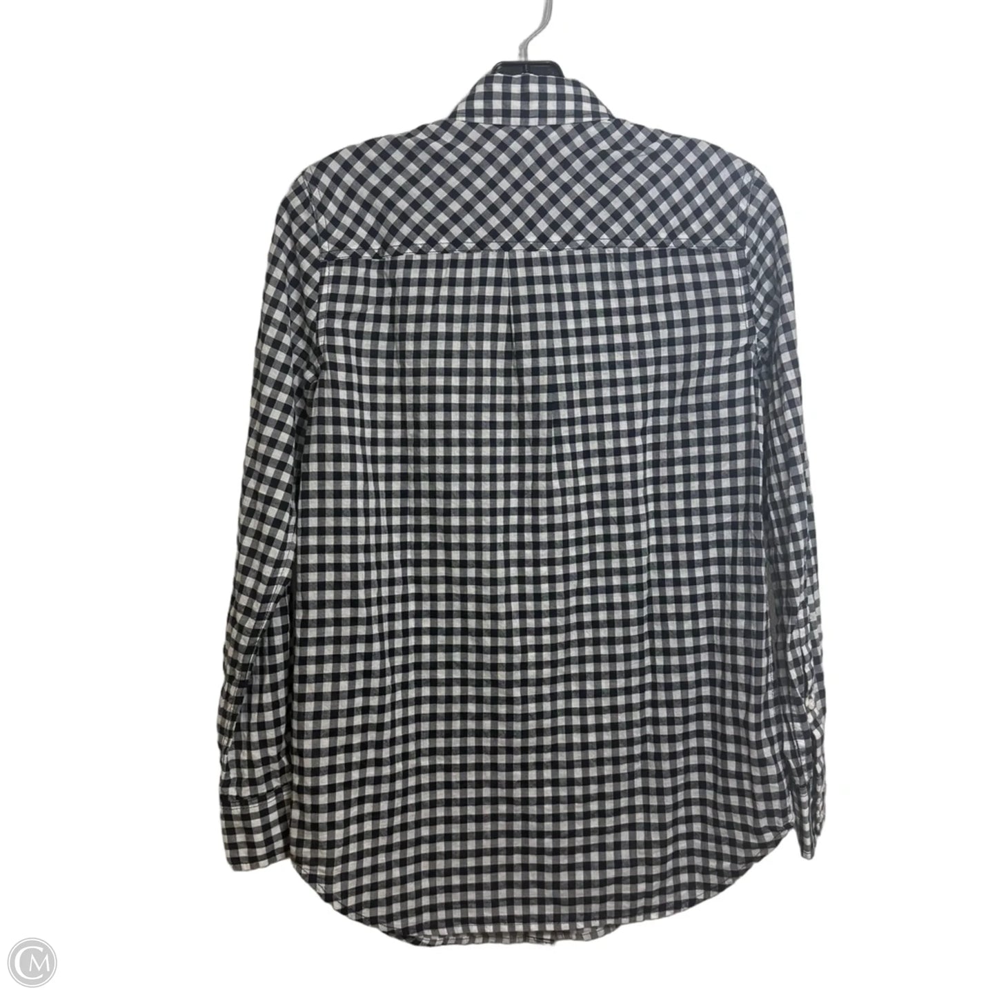 Top Long Sleeve By J. Crew In Blue & White, Size: 0
