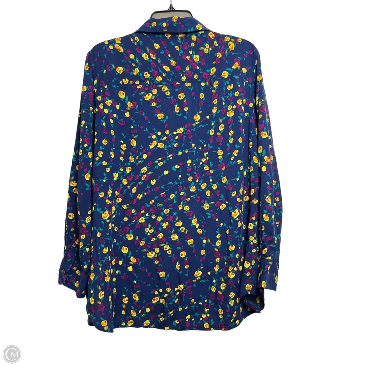 Top Long Sleeve By Talbots In Navy, Size: 2x