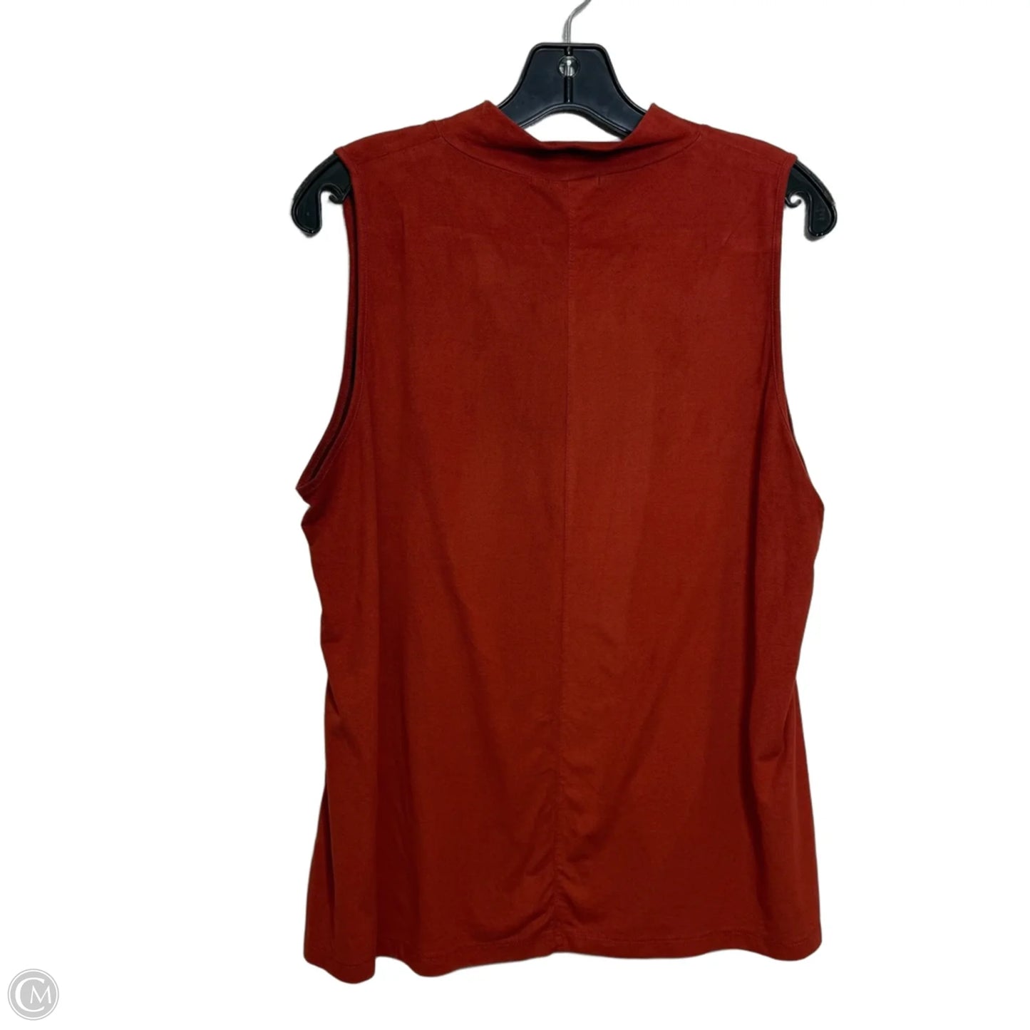 Top Sleeveless By Cable And Gauge In Orange, Size: Xl