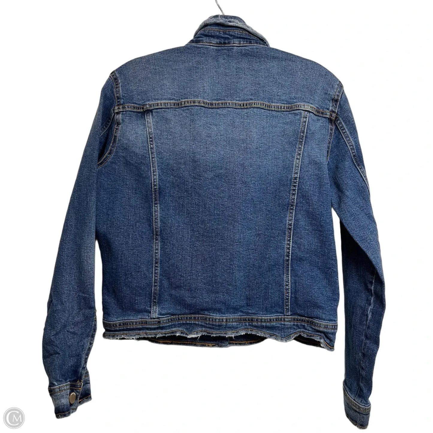 Jacket Denim By Zara In Blue Denim, Size: L