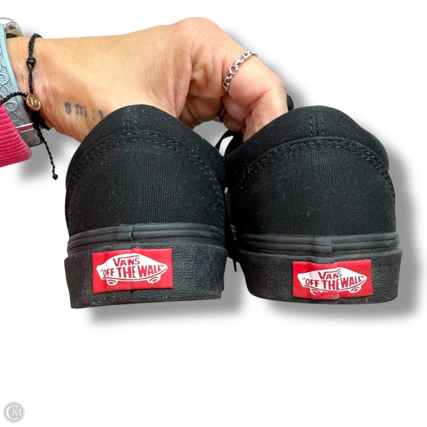 Shoes Sneakers By Vans In Black, Size: 5.5