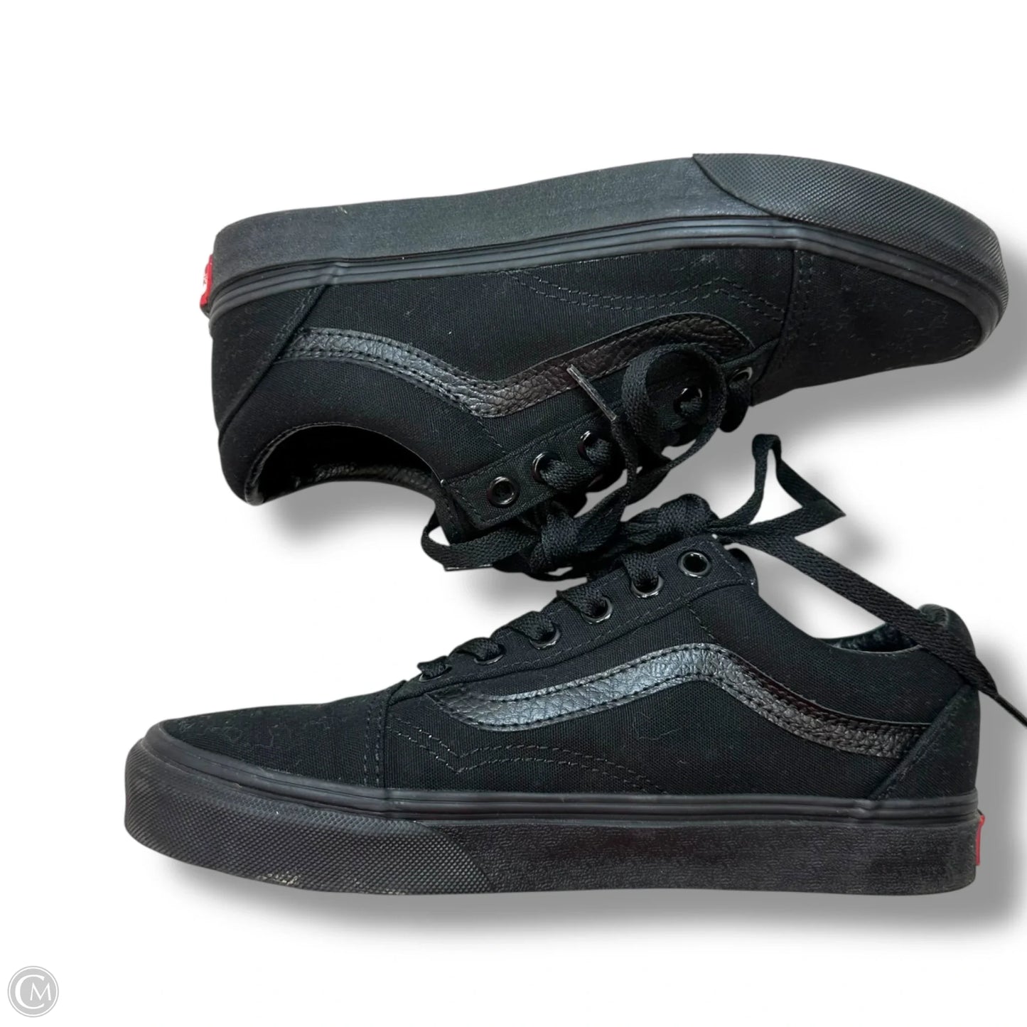 Shoes Sneakers By Vans In Black, Size: 5.5