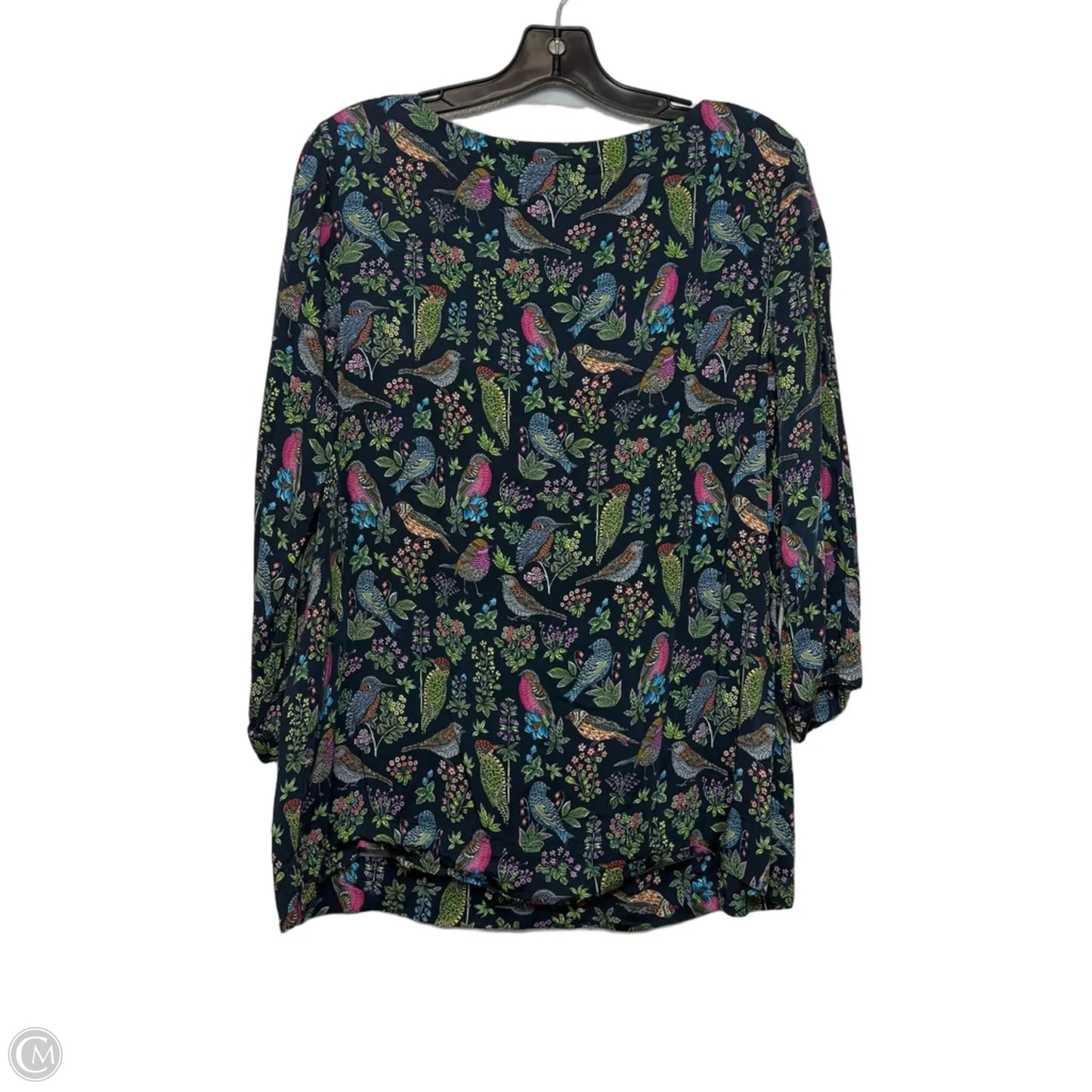 Top Long Sleeve By J. Jill In Navy, Size: M