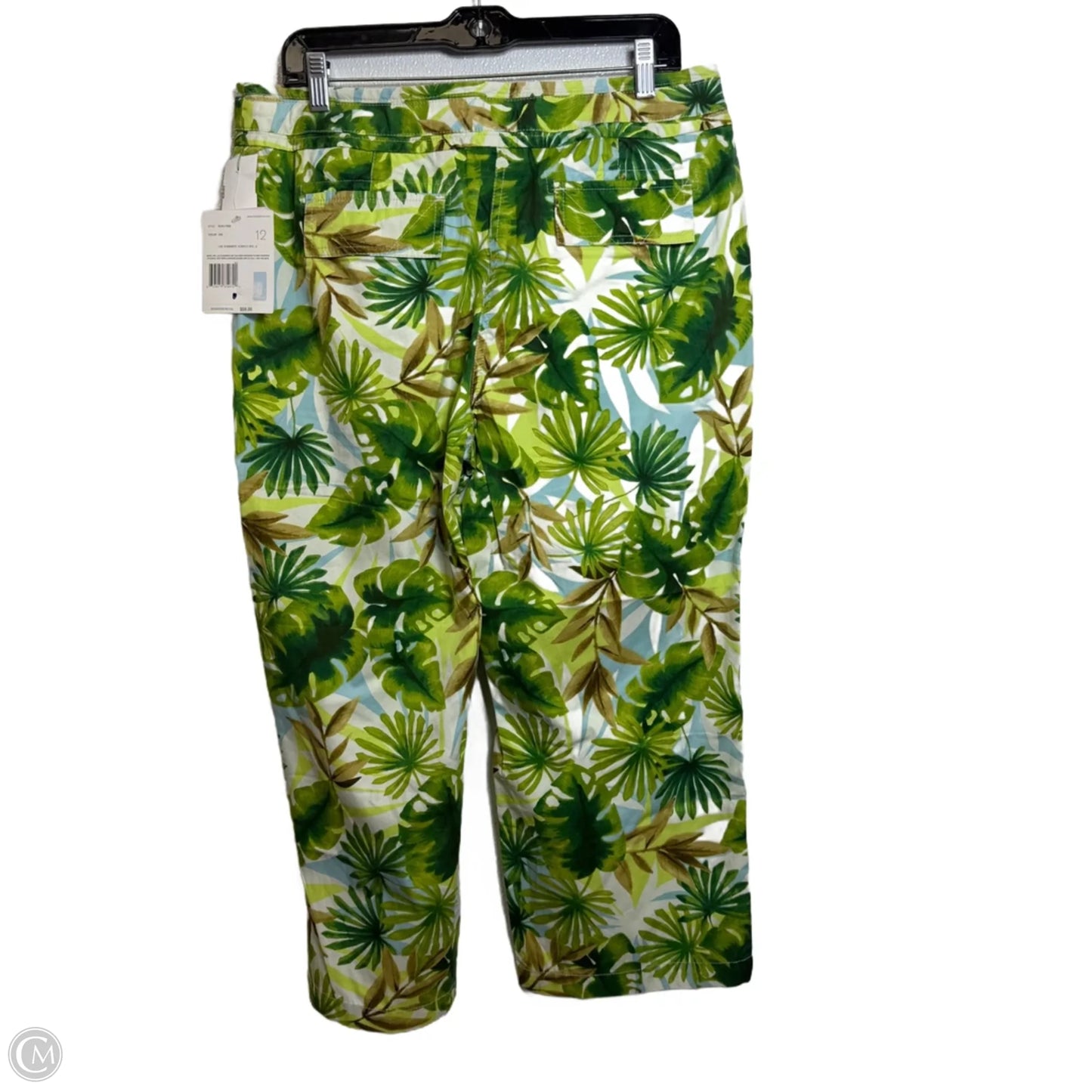 Capris By Liz Claiborne In Green, Size: 12