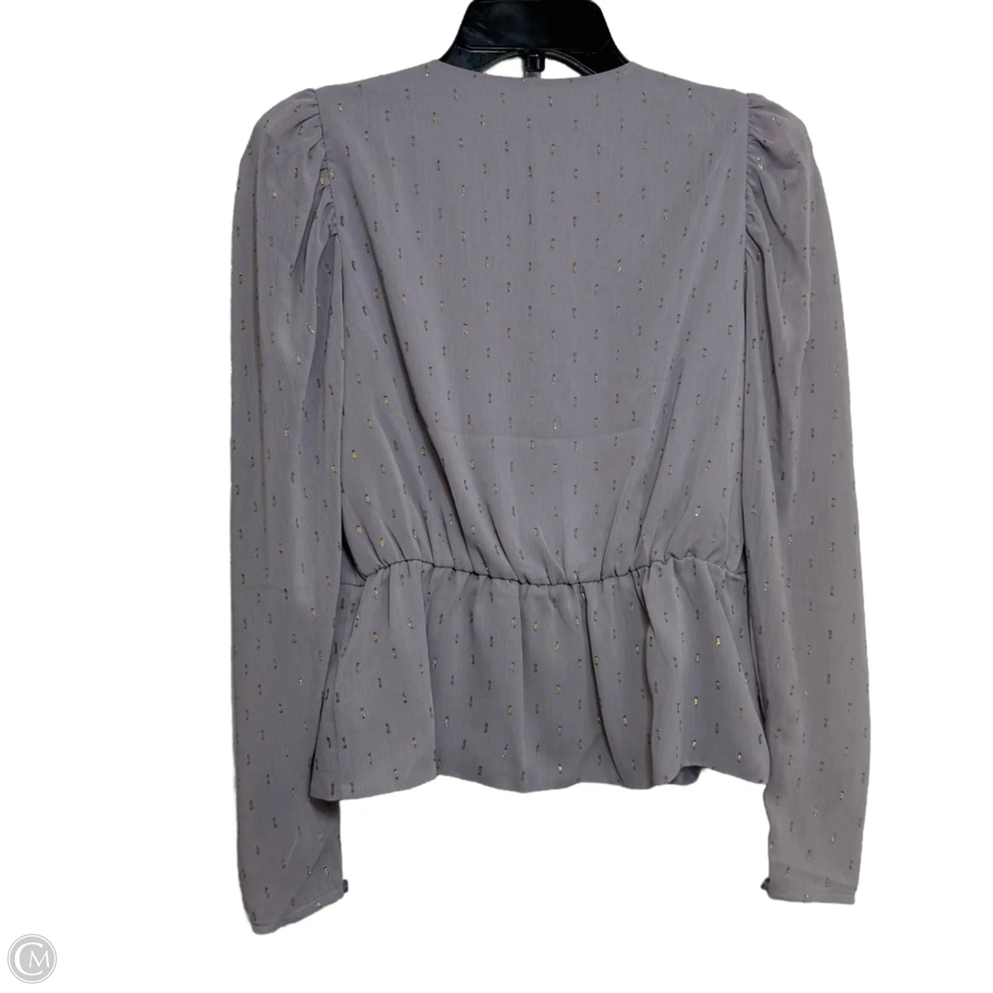 Top Long Sleeve Basic By Express In Purple, Size: M